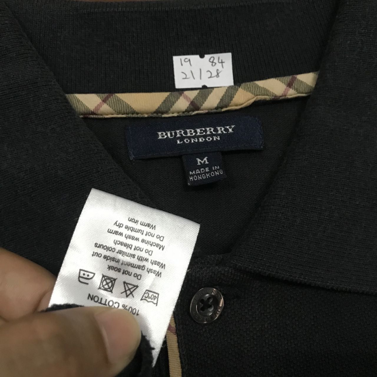 Burberry Vintage BURBERRY LONDON Nova Check Single Pocket Shirt Size US L / EU 52-54 / 3 - 6 Thumbnail
