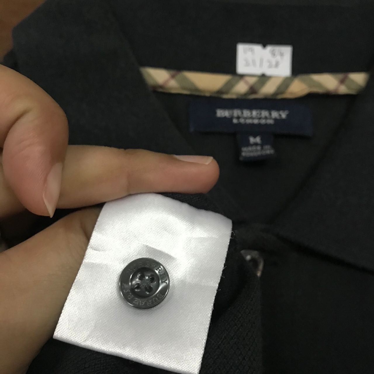 Burberry Vintage BURBERRY LONDON Nova Check Single Pocket Shirt Size US L / EU 52-54 / 3 - 7 Thumbnail
