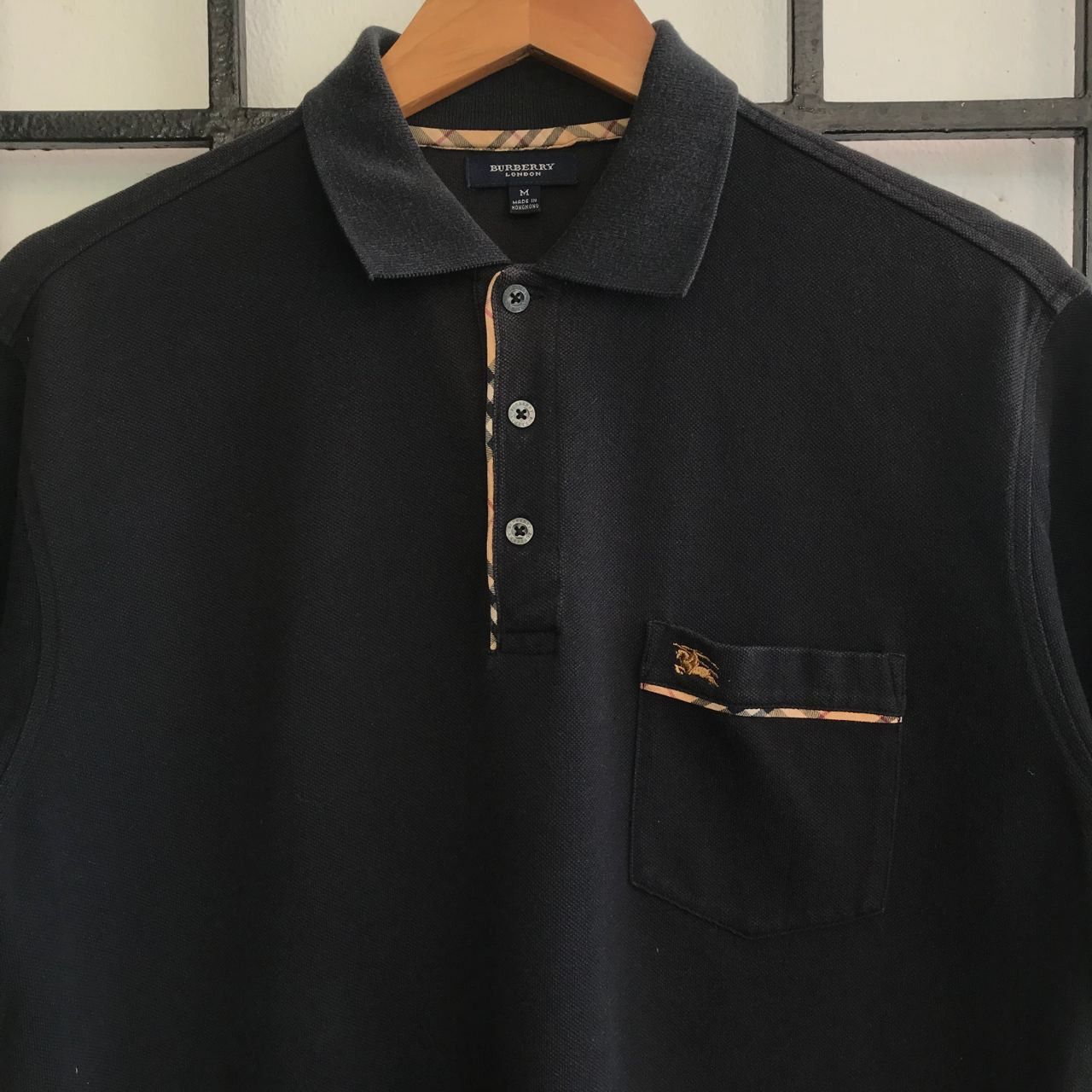 Burberry Vintage BURBERRY LONDON Nova Check Single Pocket Shirt Size US L / EU 52-54 / 3 - 2 Thumbnail
