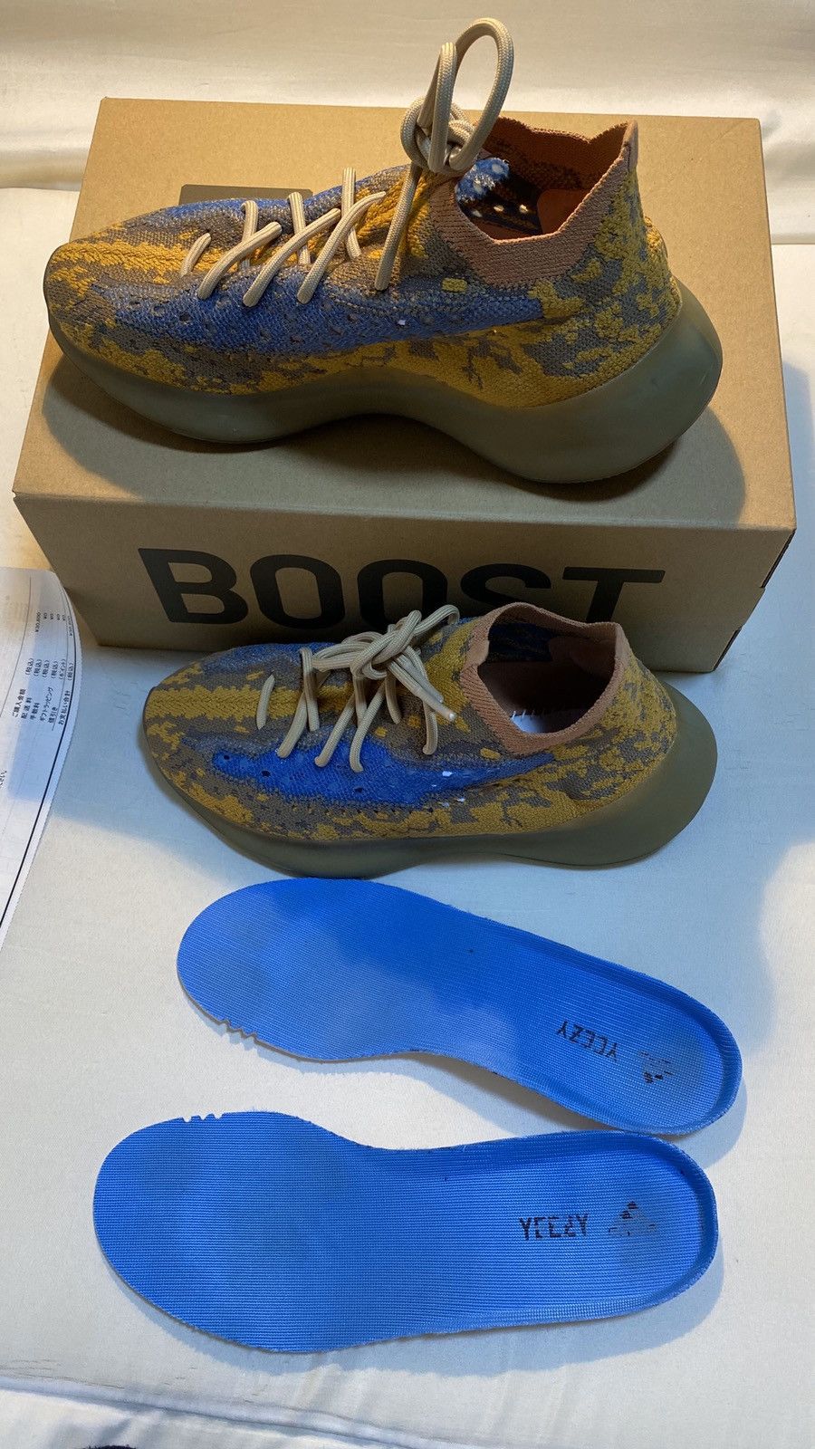 Adidas × Kanye West Adidas Yeezy Boost Blue Oat 7.5us Size US 7.5 / EU 40-41 - 24 Thumbnail