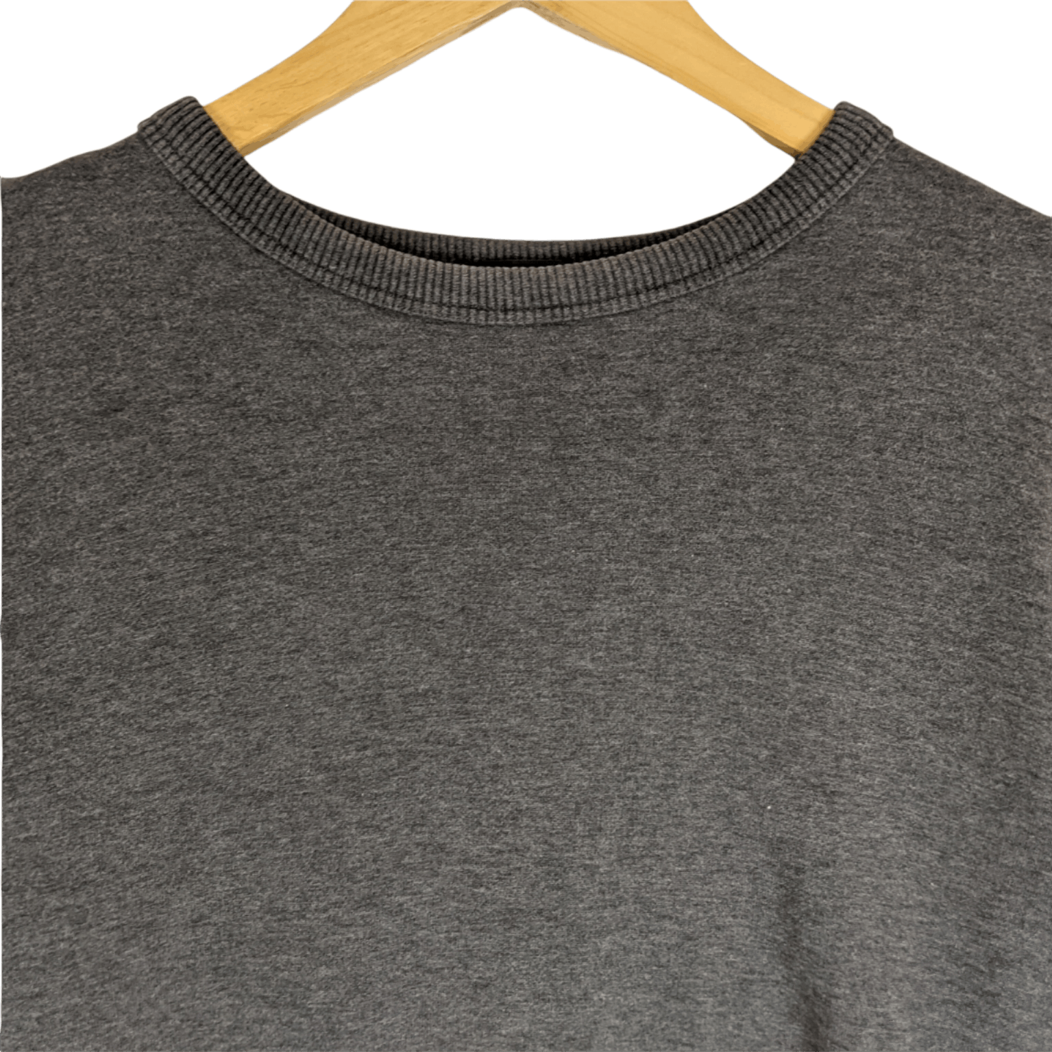 Japanese Brand × Uniqlo Vintage 90's UNIQLO Grey Plain Jumper Sweatshirt Size US L / EU 52-54 / 3 - 4 Thumbnail