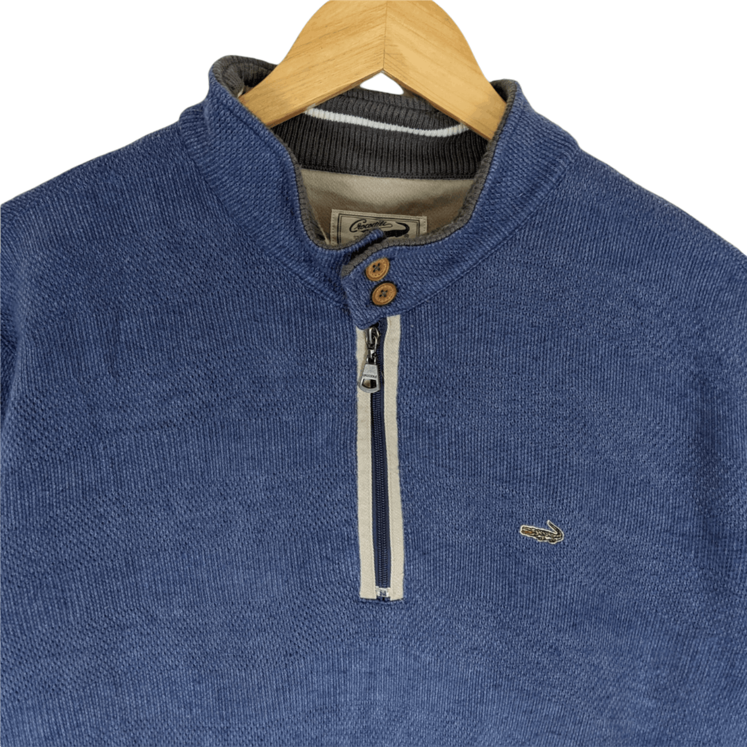 Japanese Brand CROCODILE Retro Sweatshirt Size US L / EU 52-54 / 3 - 3 Thumbnail