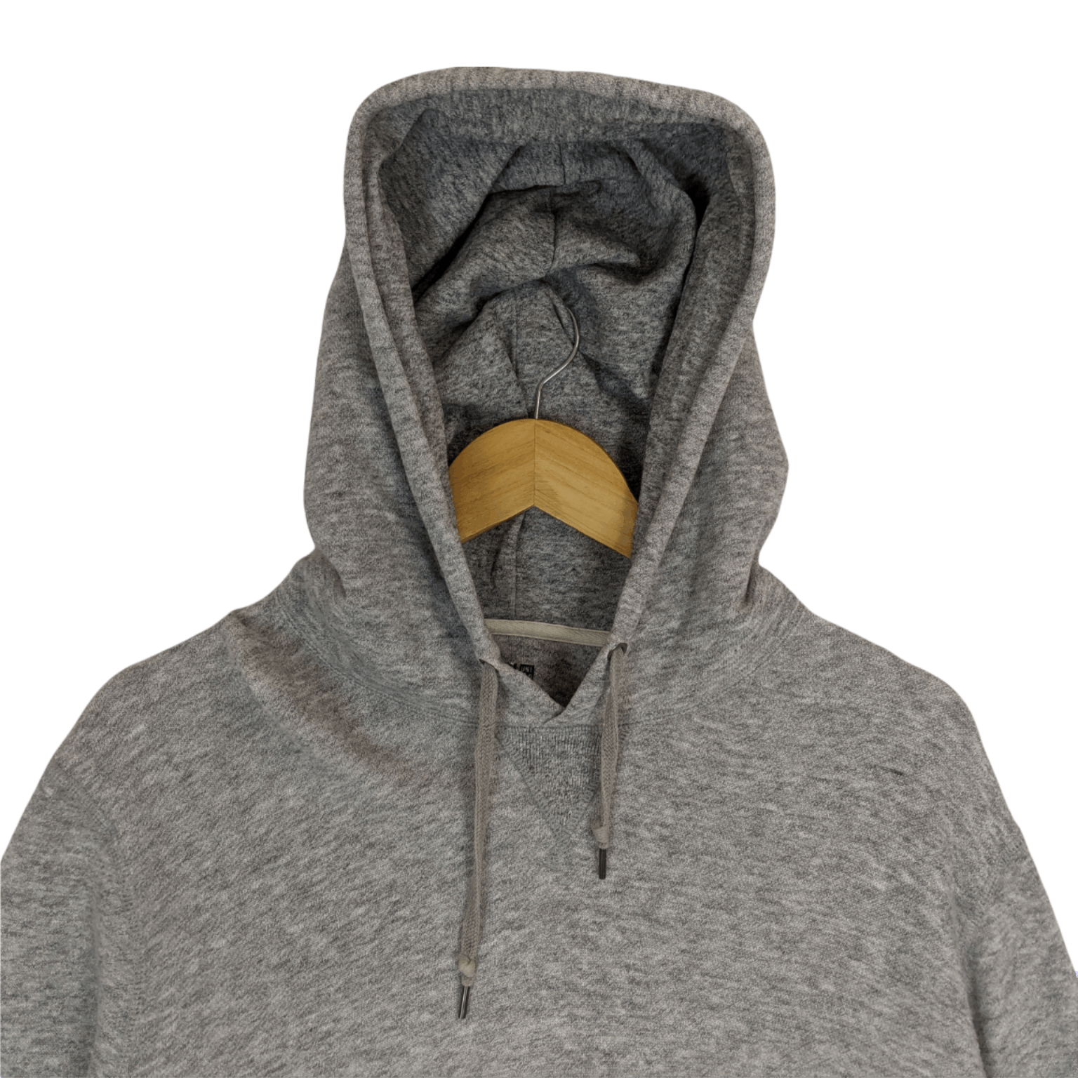 Japanese Brand × Uniqlo UNIQLO Grey Plain Hoodie Size US XL / EU 56 / 4 - 4 Thumbnail
