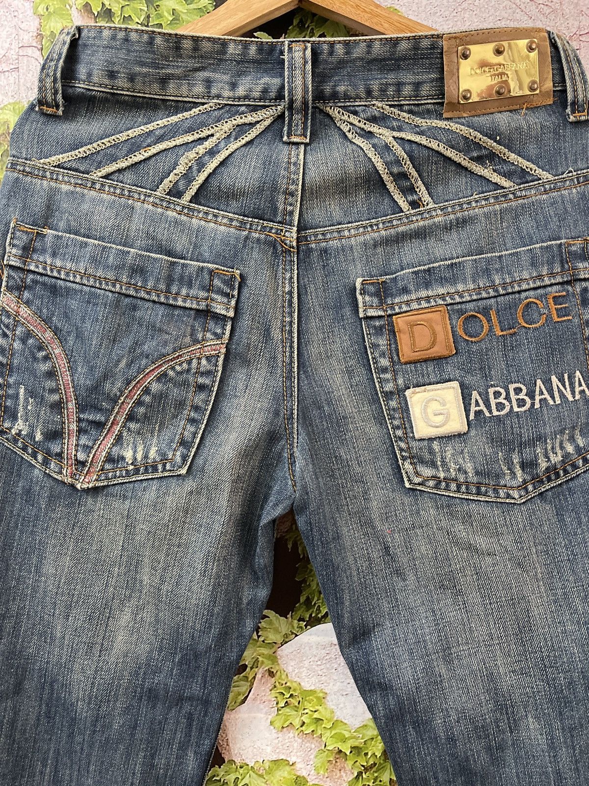 Dolce & Gabbana × Vintage VINTAGE DISTRESSED DOLCE & GABBANA DENIM VERY RARE Size US 30 / EU 46 - 6 Thumbnail