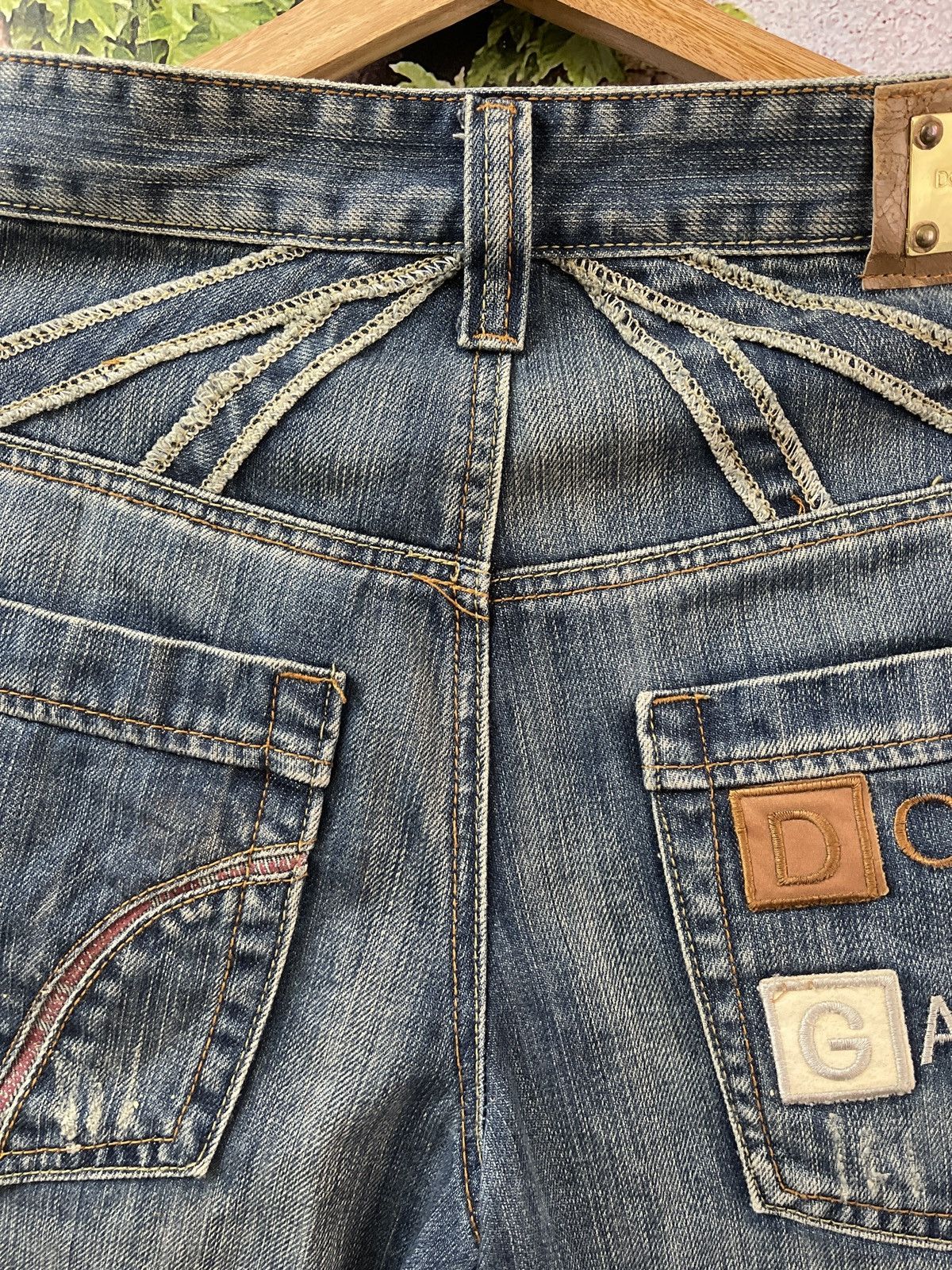 Dolce & Gabbana × Vintage VINTAGE DISTRESSED DOLCE & GABBANA DENIM VERY RARE Size US 30 / EU 46 - 4 Thumbnail