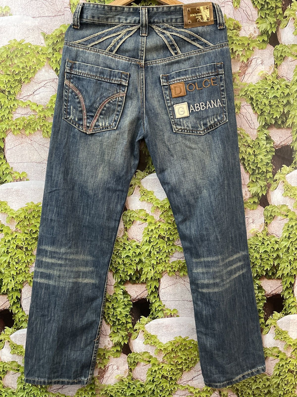 Dolce & Gabbana × Vintage VINTAGE DISTRESSED DOLCE & GABBANA DENIM VERY RARE Size US 30 / EU 46 - 8 Thumbnail