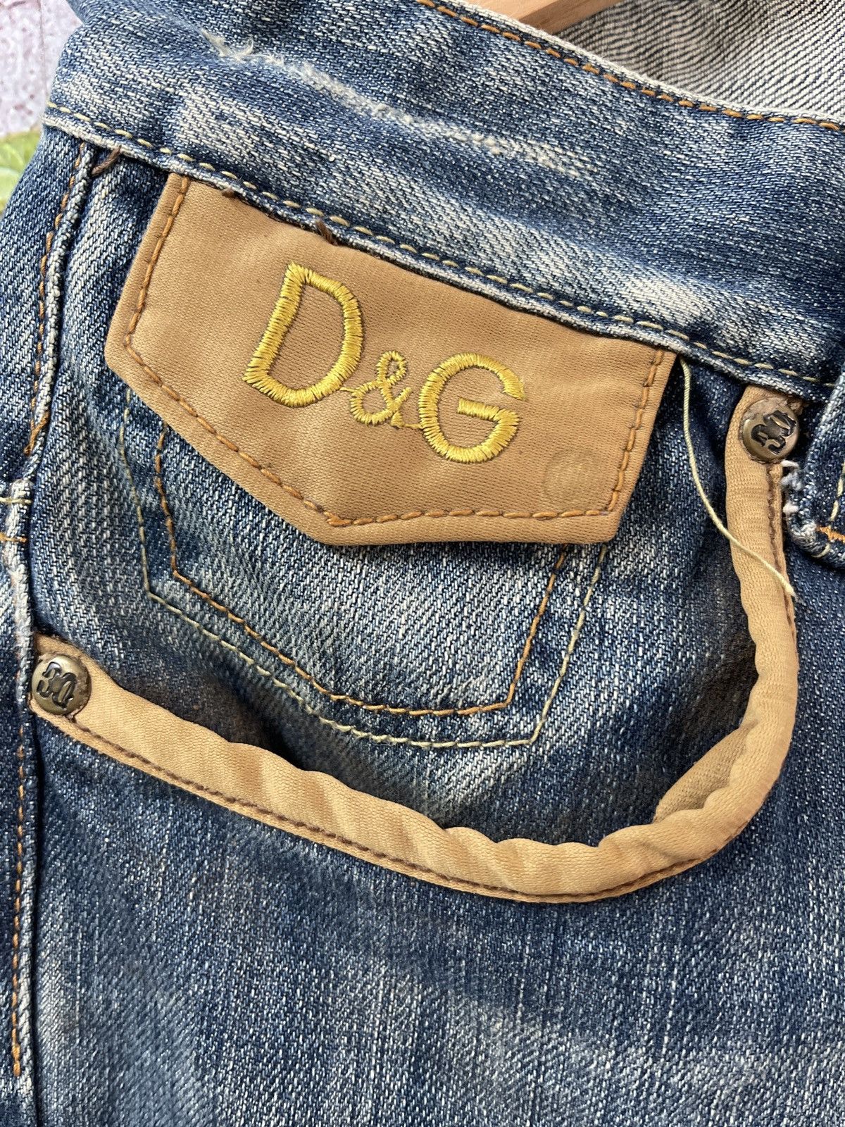 Dolce & Gabbana × Vintage VINTAGE DISTRESSED DOLCE & GABBANA DENIM VERY RARE Size US 30 / EU 46 - 14 Thumbnail