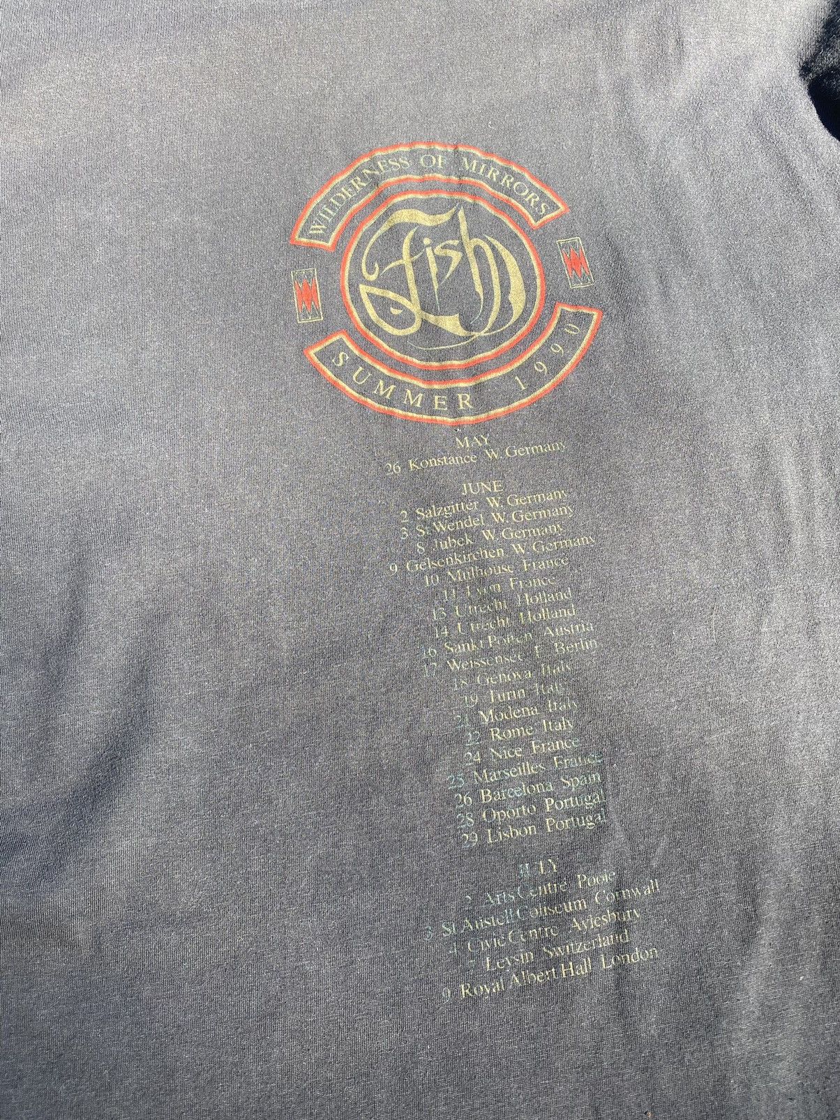 Band Tees Vintage 1990 DAVID MARTIN Wilderness Of Mirrors T Shirt Size US XL / EU 56 / 4 - 6 Thumbnail