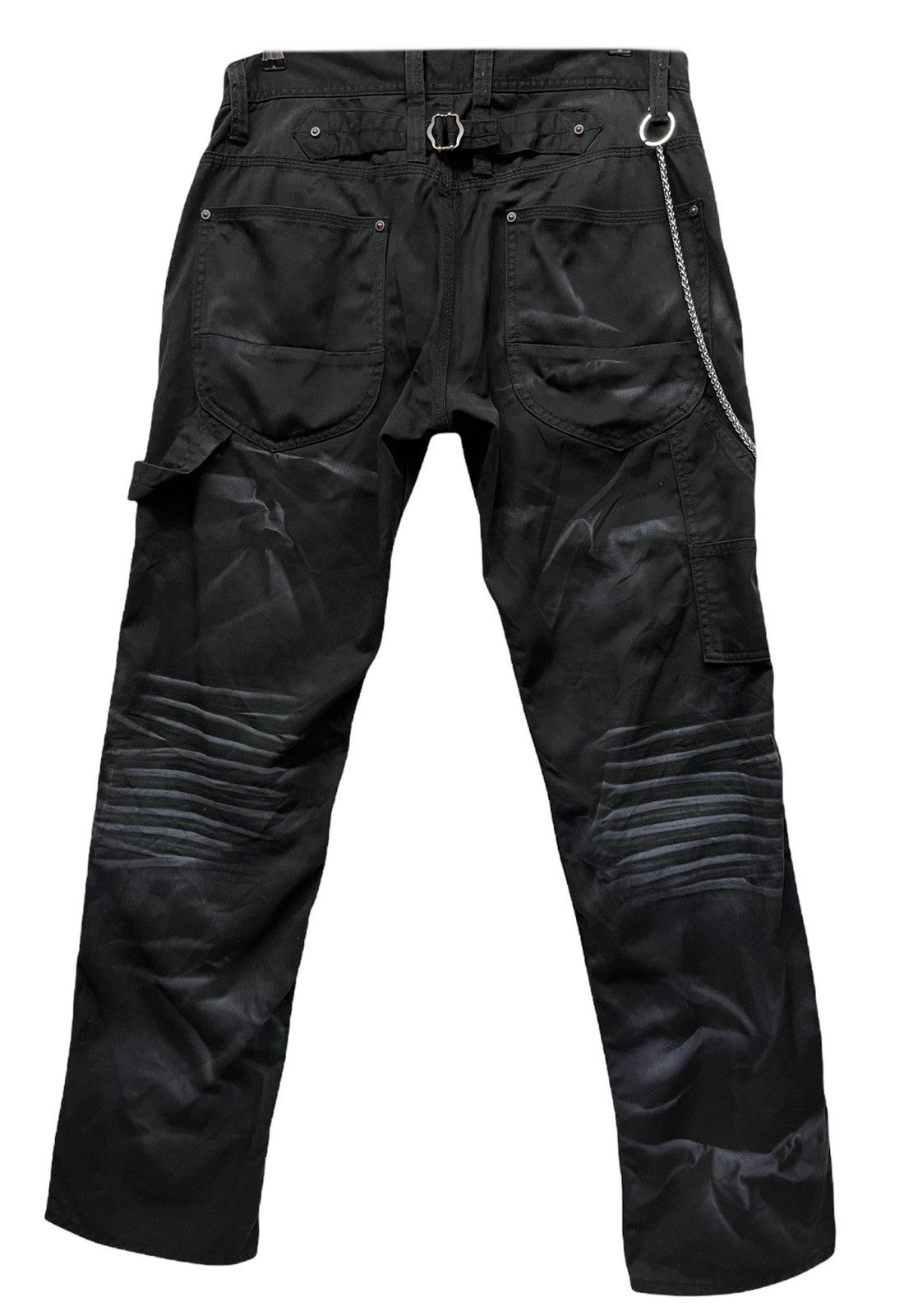 🔥Vtg KODAMA Double Knee Punk Black Clawmark Carpenter Pants