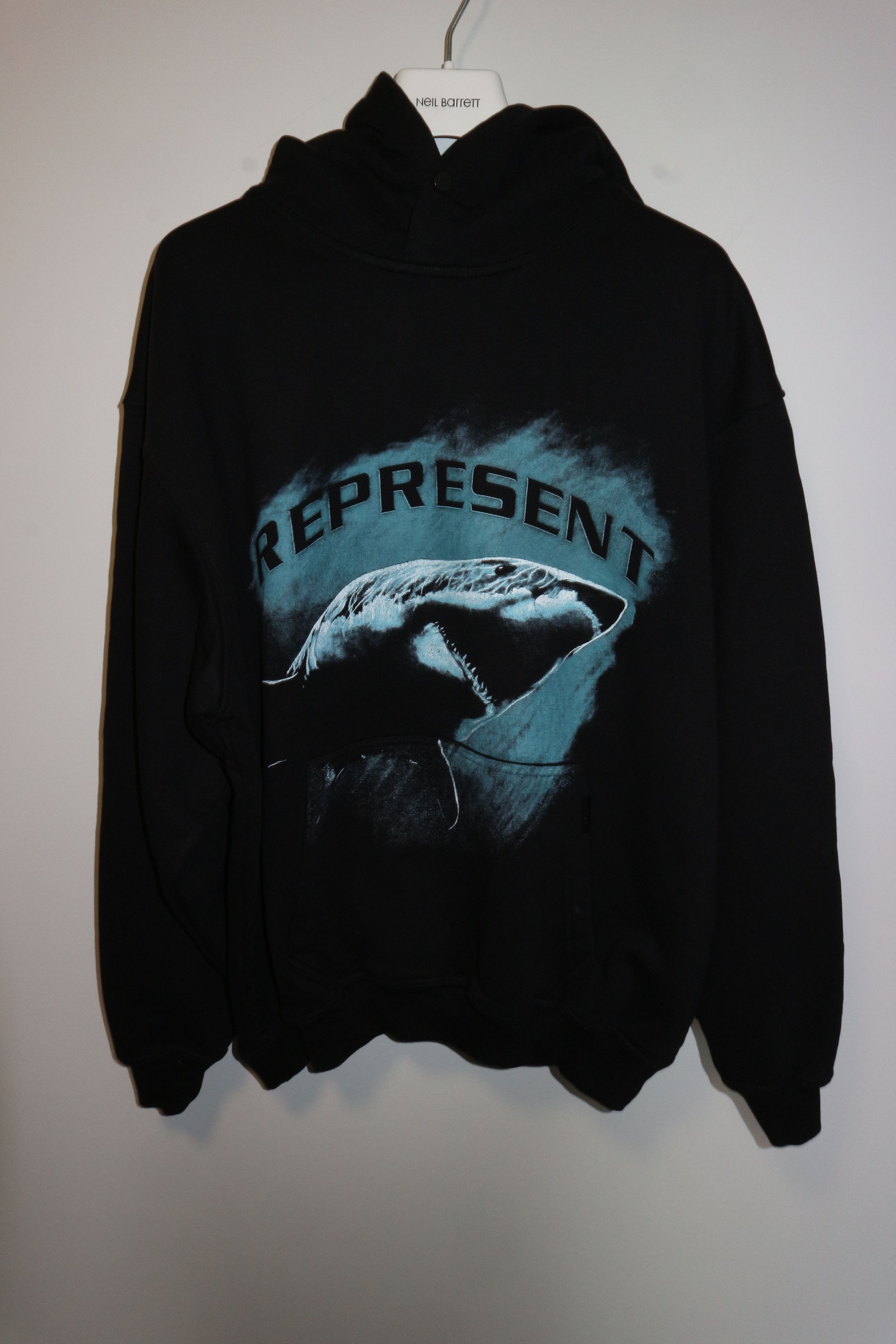 Represent Clo. Shark hoodie Size US S / EU 44-46 / 1 - 1 Thumbnail