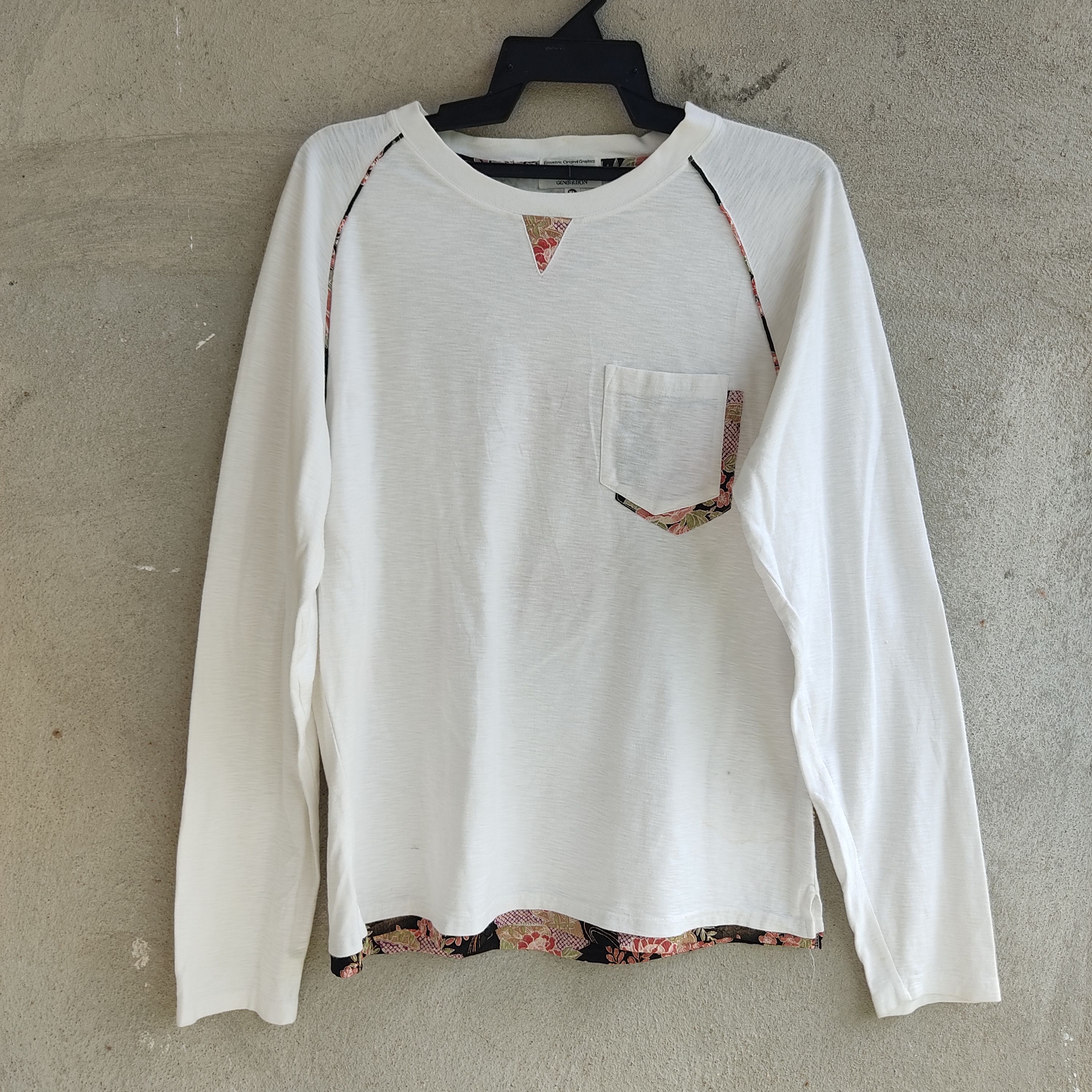 Japanese Brand Kara Kuri Gold Fish Embroidery Sukajan Long Sleeve Tshirt Size US M / EU 48-50 / 2 - 2 Thumbnail