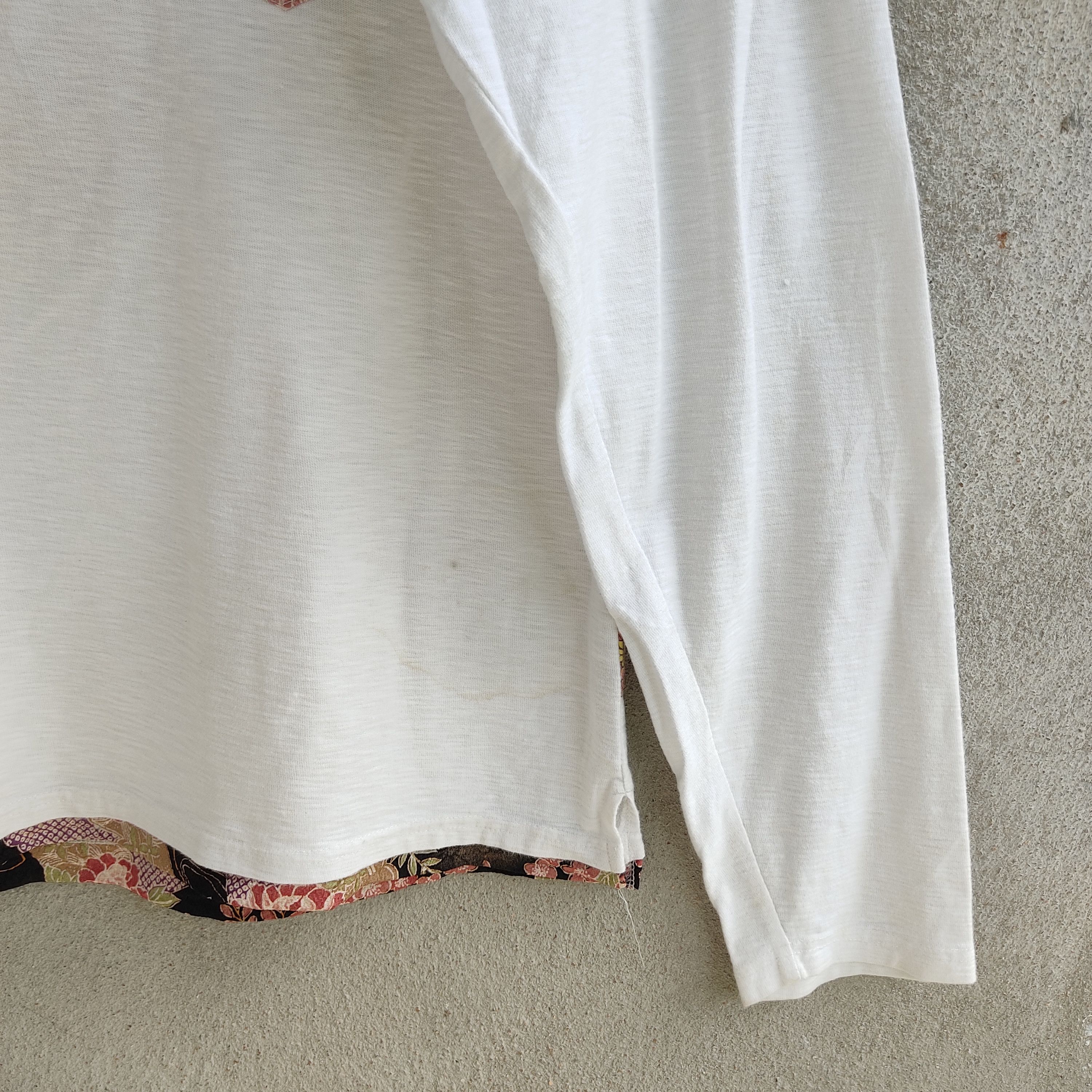 Japanese Brand Kara Kuri Gold Fish Embroidery Sukajan Long Sleeve Tshirt Size US M / EU 48-50 / 2 - 18 Thumbnail