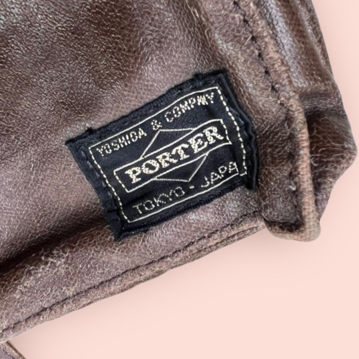 Japanese Brand VINTAGE TRASHED MINI PORTER CROSSBODY SLING MINI Size ONE SIZE - 5 Thumbnail