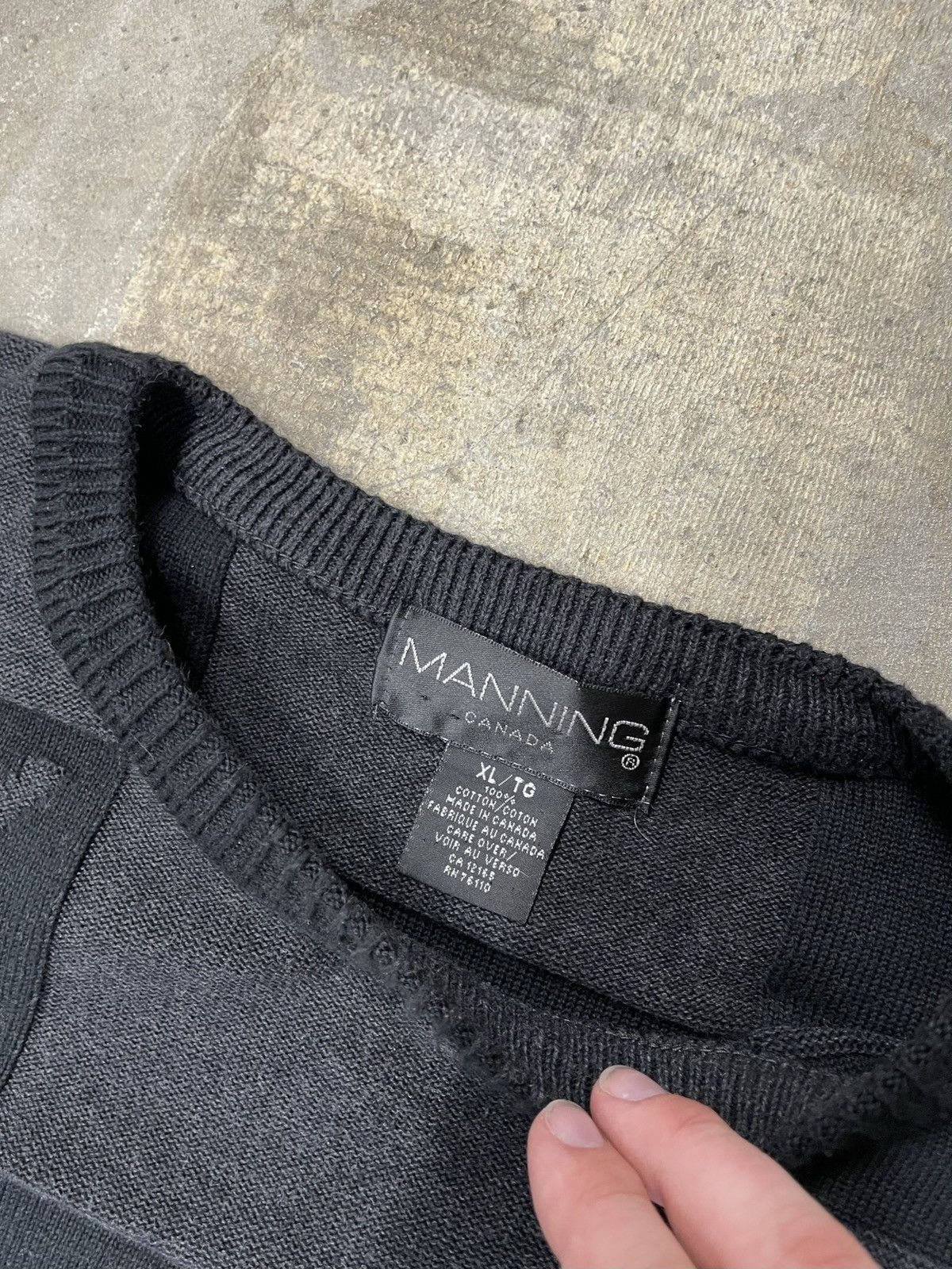 Vintage Vintage 90s Manning Canada Patchwork Golf Sweater Size US XL / EU 56 / 4 - 3 Thumbnail