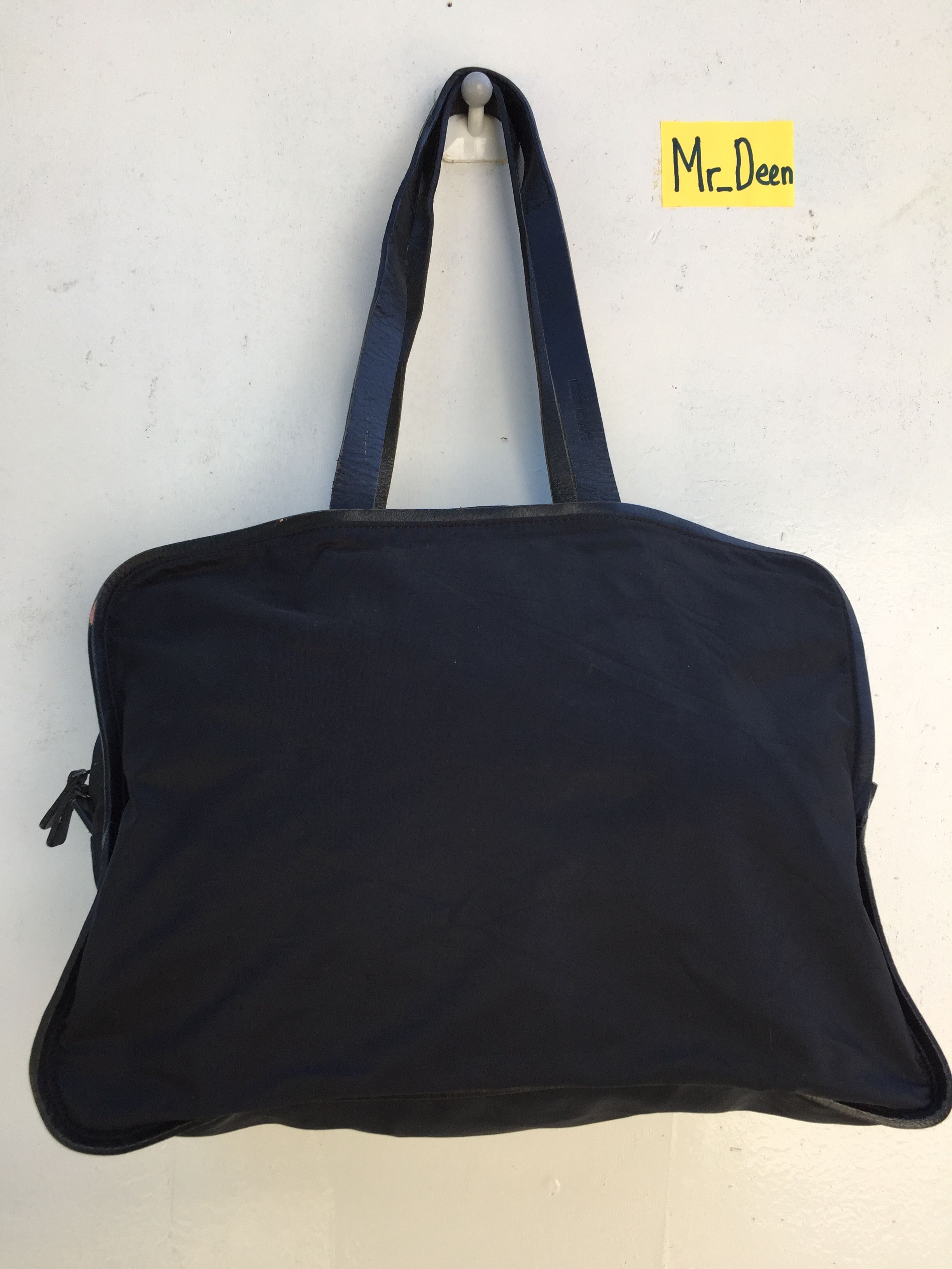 Issey Miyake RARE ISSEY MIYAKE BAG CANVAS GENUINE LEATHER VINTAGE Size ONE SIZE - 4 Thumbnail