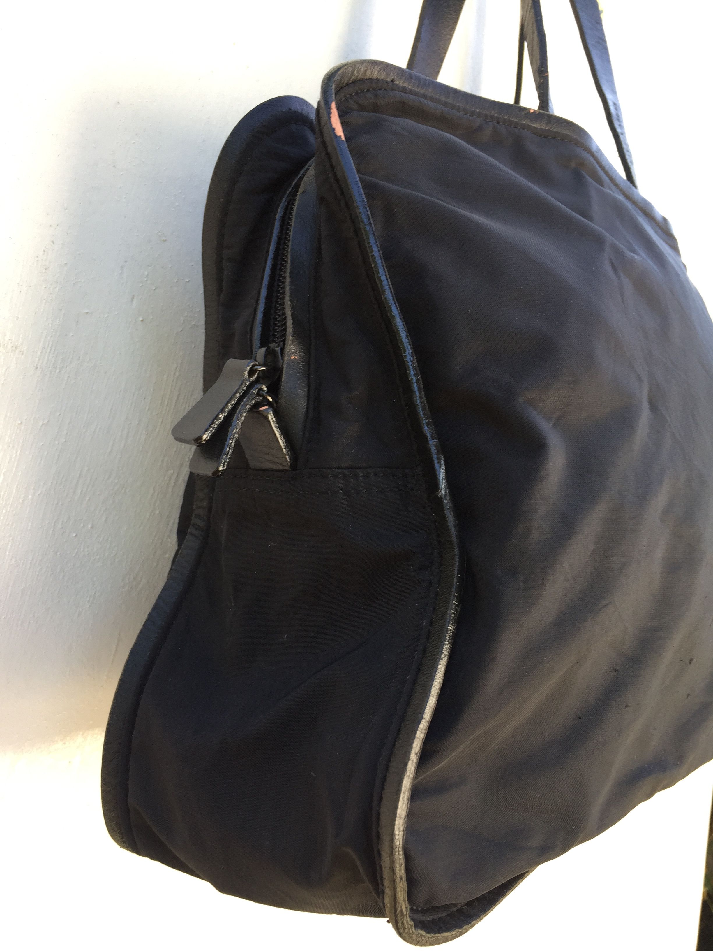 Issey Miyake RARE ISSEY MIYAKE BAG CANVAS GENUINE LEATHER VINTAGE Size ONE SIZE - 11 Thumbnail