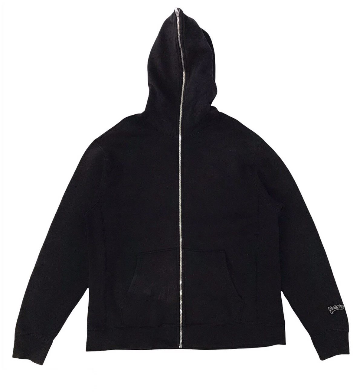 image of Free Style x Masterpiece Hommes Moyens Fullzip Sweater Jacket Hoodie in Black, Men's (Size Medium)