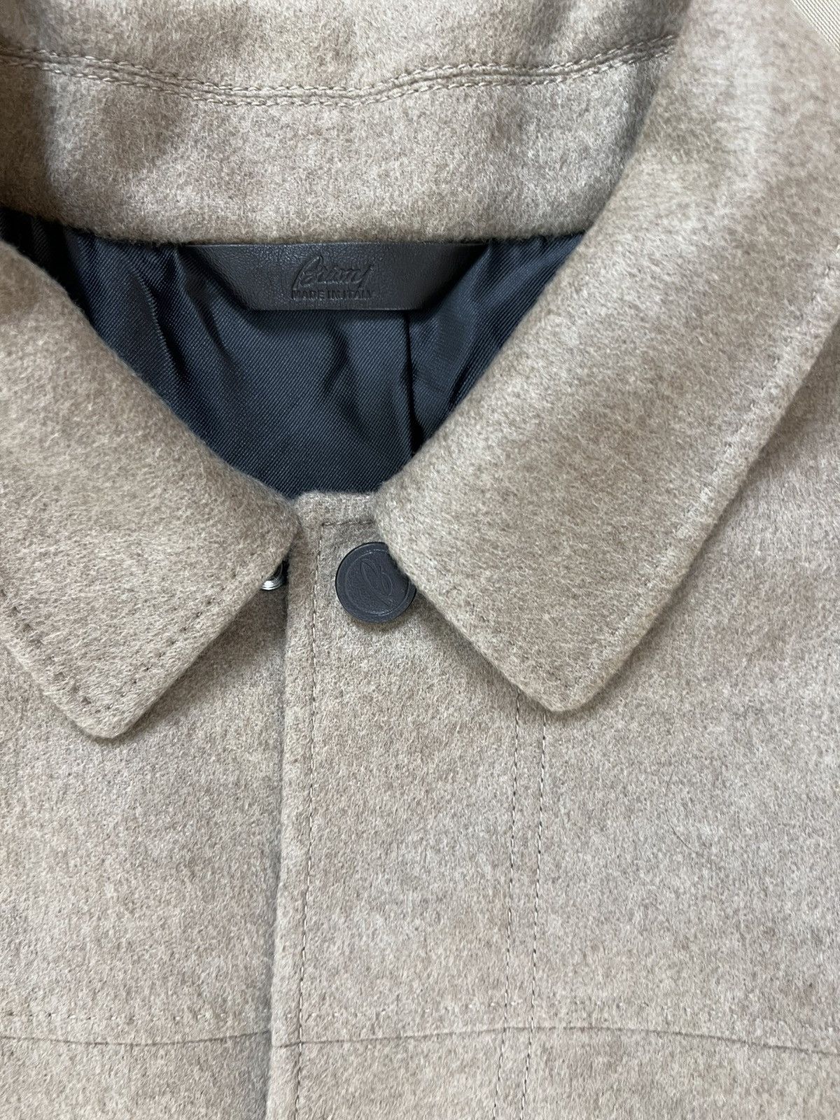 Brioni Brioni Cashmere-Felt Blouson Jacket Neutrals size XXL $5400 Size US XXL / EU 58 / 5 - 2 Thumbnail