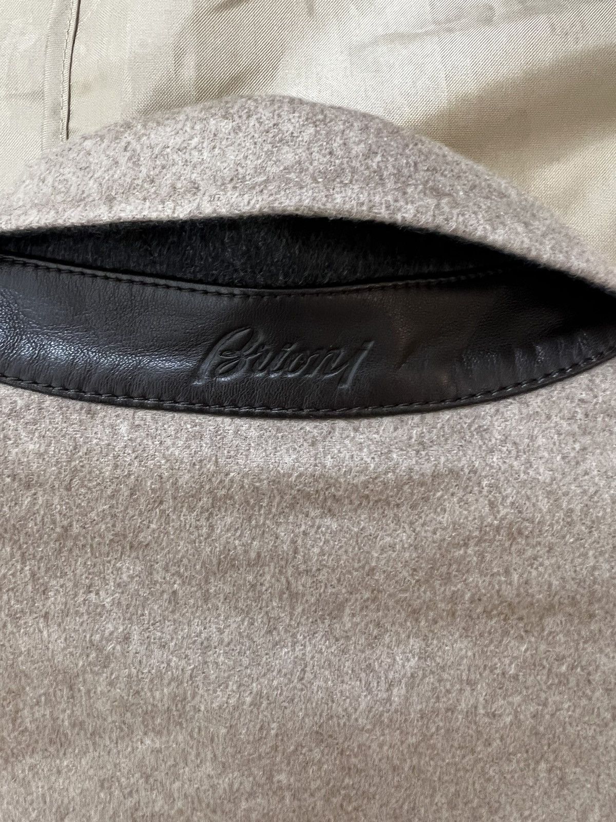 Brioni Brioni Cashmere-Felt Blouson Jacket Neutrals size XXL $5400 Size US XXL / EU 58 / 5 - 4 Thumbnail