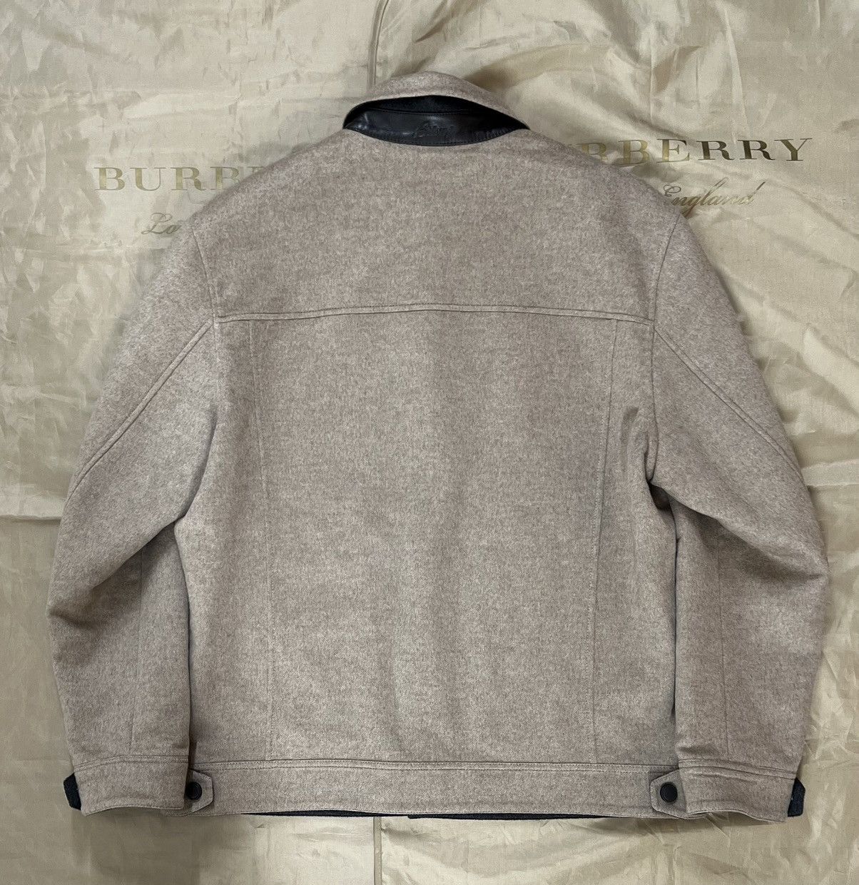 Brioni Brioni Cashmere-Felt Blouson Jacket Neutrals size XXL $5400 Size US XXL / EU 58 / 5 - 3 Thumbnail