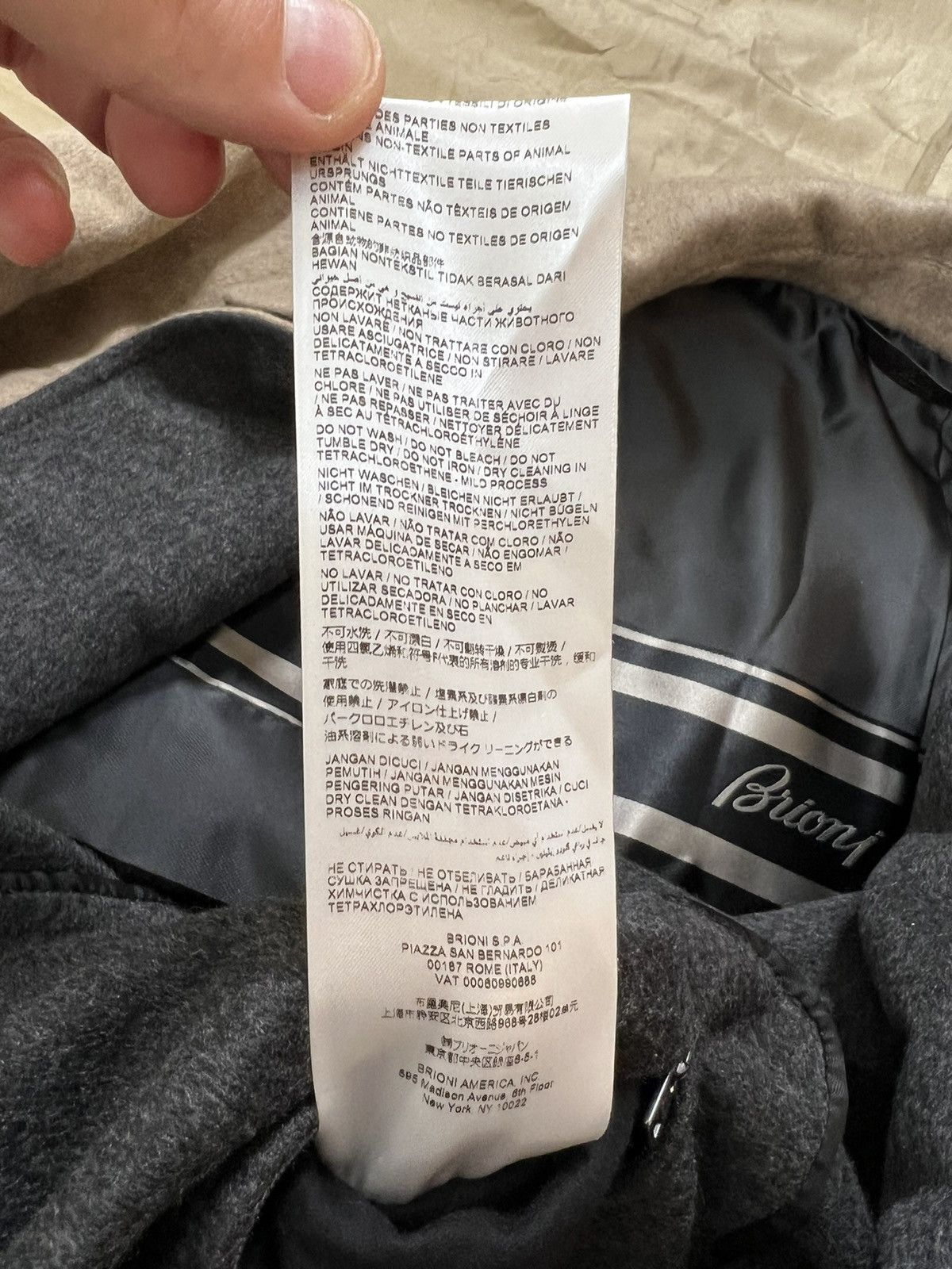 Brioni Brioni Cashmere-Felt Blouson Jacket Neutrals size XXL $5400 Size US XXL / EU 58 / 5 - 9 Thumbnail