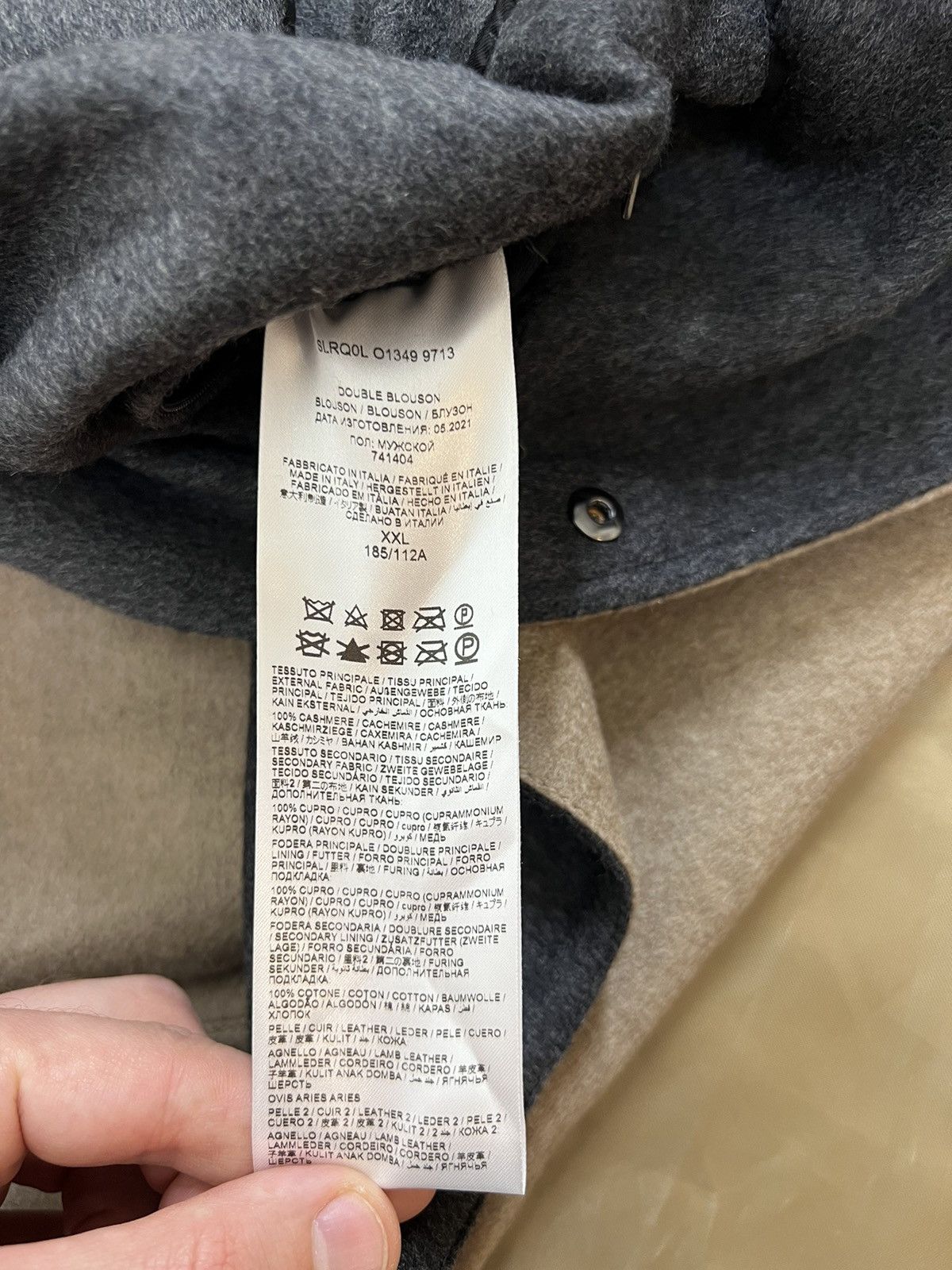 Brioni Brioni Cashmere-Felt Blouson Jacket Neutrals size XXL $5400 Size US XXL / EU 58 / 5 - 7 Thumbnail