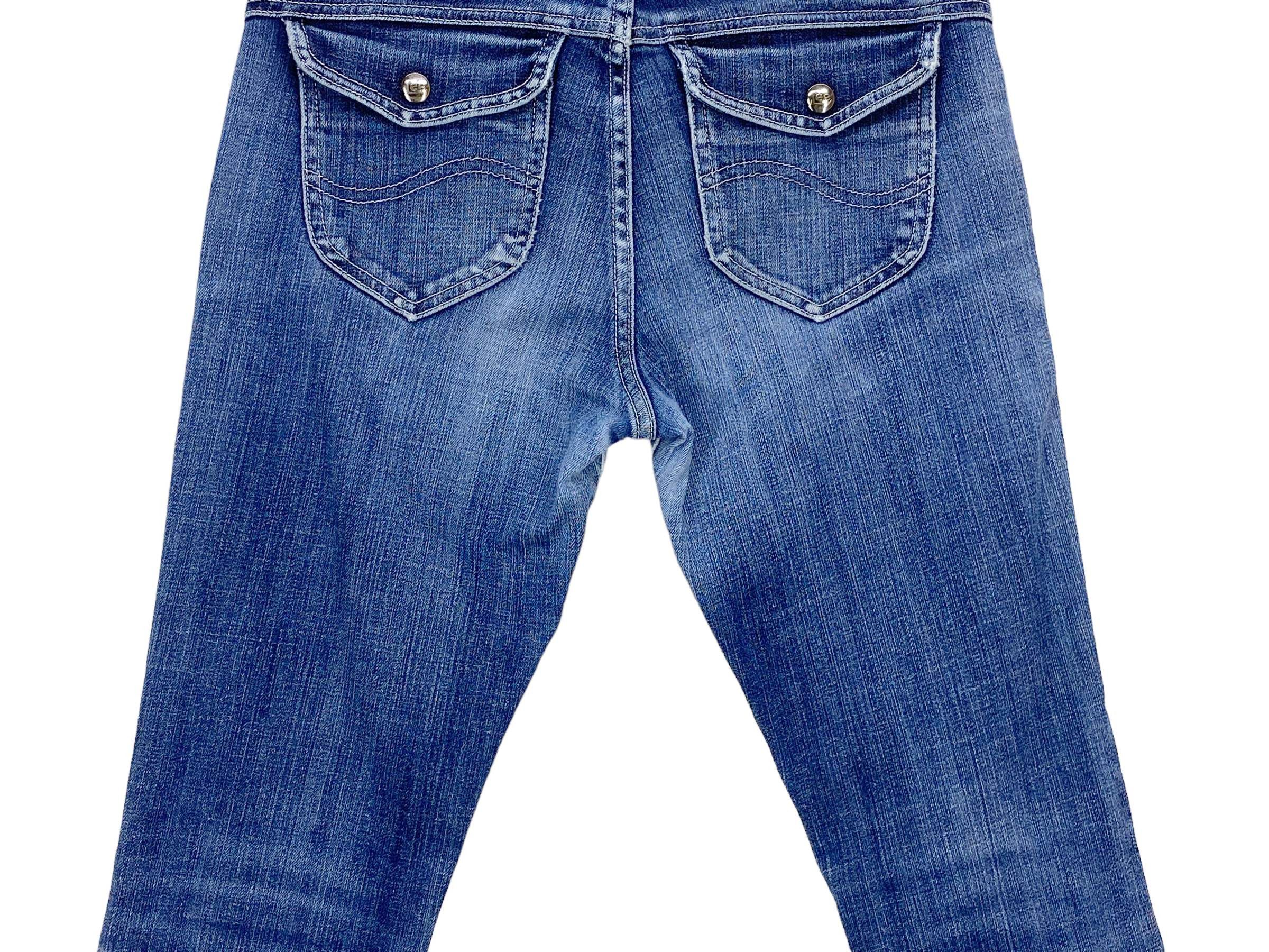 Japanese Brand 90s Lee Riders Distressed Flare Denim Jeans - Japanese Brand Size 29" - 7 Thumbnail