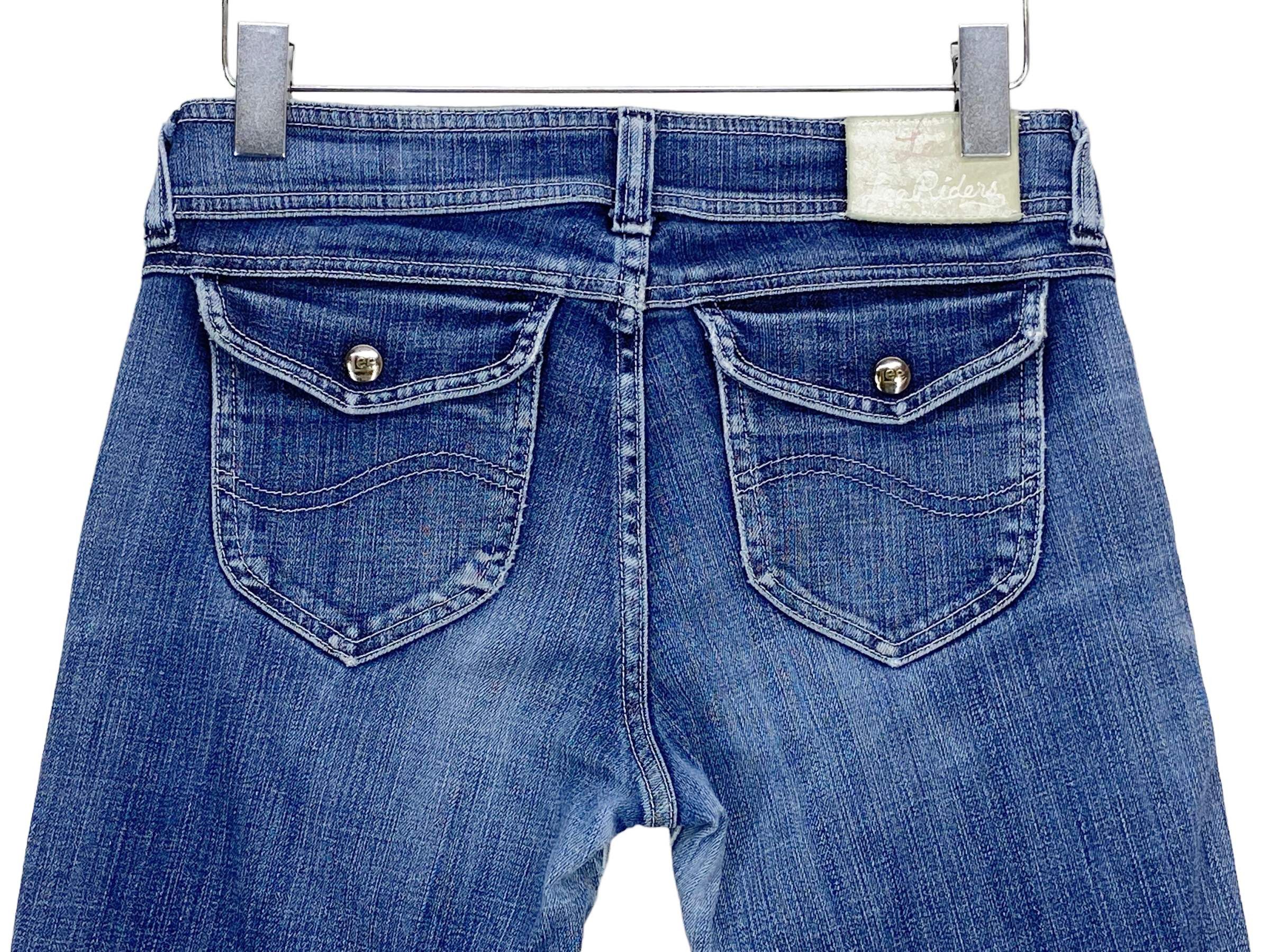 Japanese Brand 90s Lee Riders Distressed Flare Denim Jeans - Japanese Brand Size 29" - 6 Thumbnail