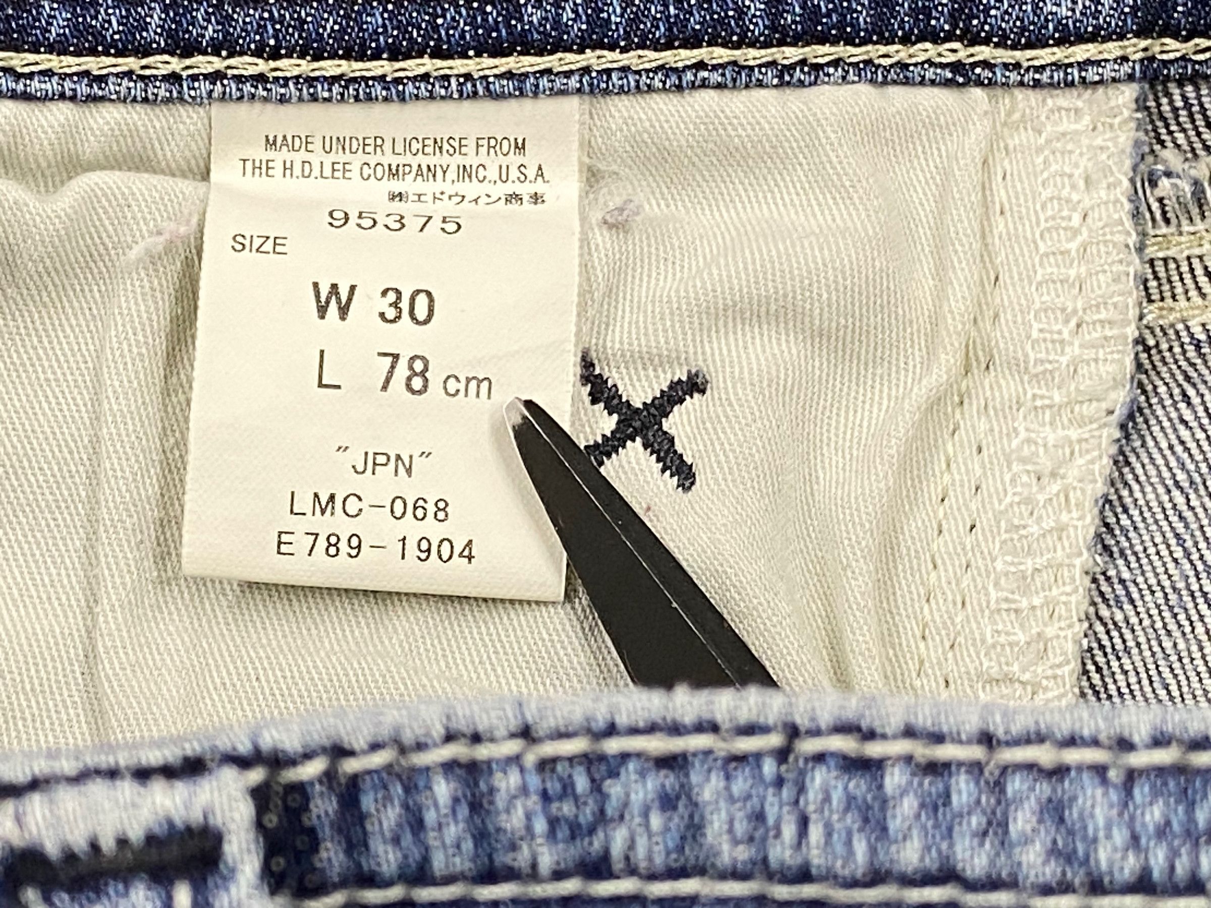 Japanese Brand 90s Lee Riders Distressed Flare Denim Jeans - Japanese Brand Size 29" - 9 Thumbnail