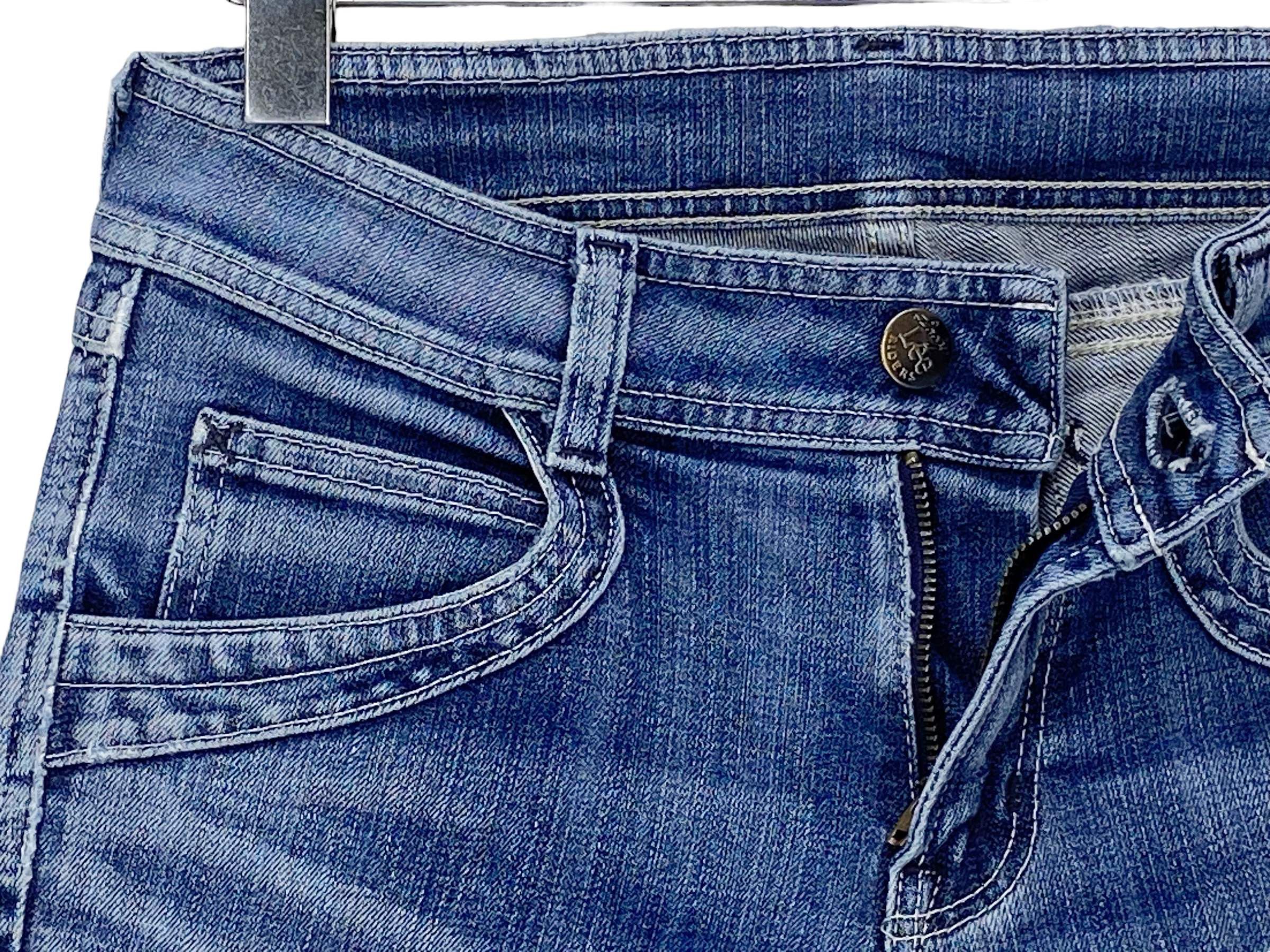 Japanese Brand 90s Lee Riders Distressed Flare Denim Jeans - Japanese Brand Size 29" - 10 Thumbnail