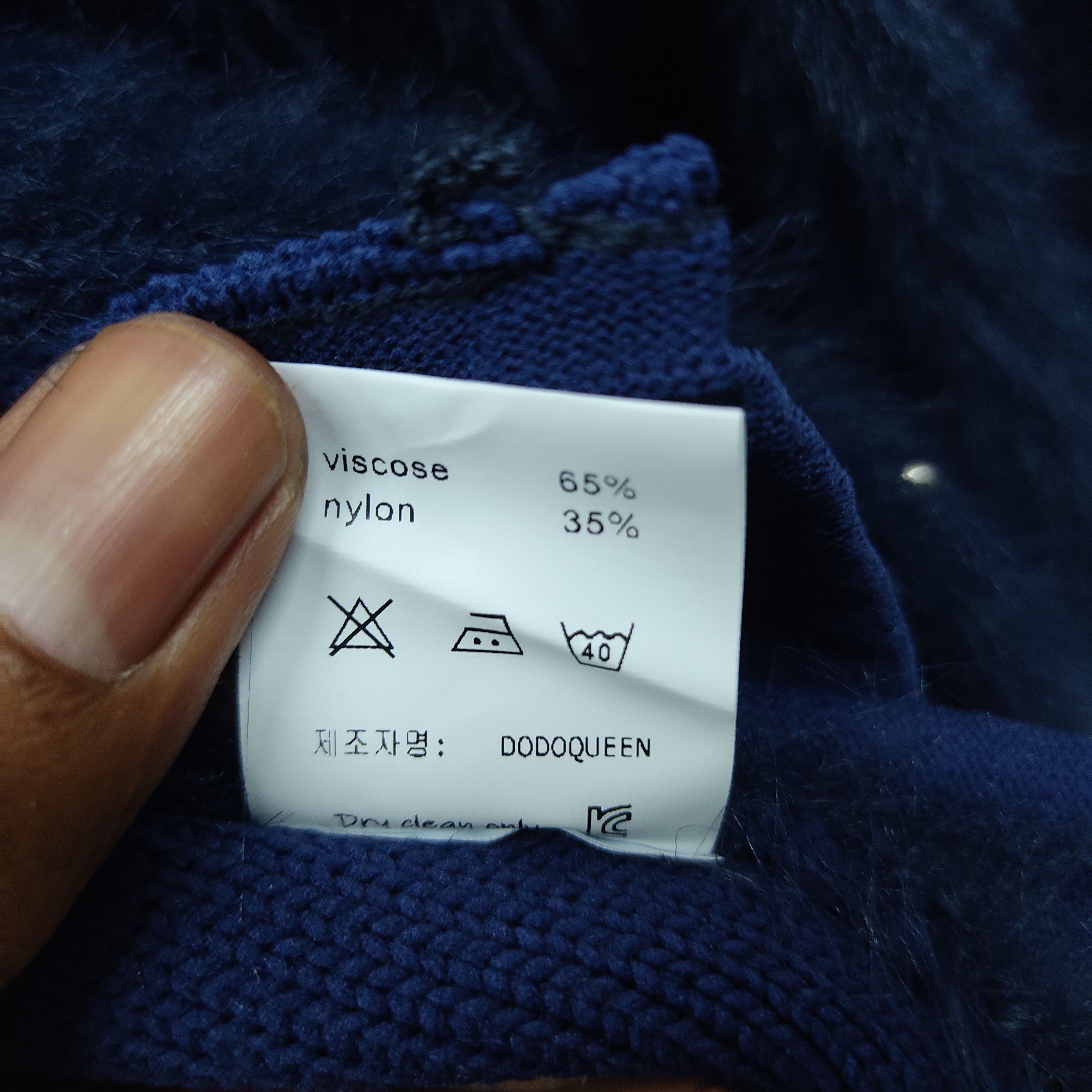 Other Dodo Queen Viscose Blue Cardigan Size L / US 10 / IT 46 - 12 Thumbnail