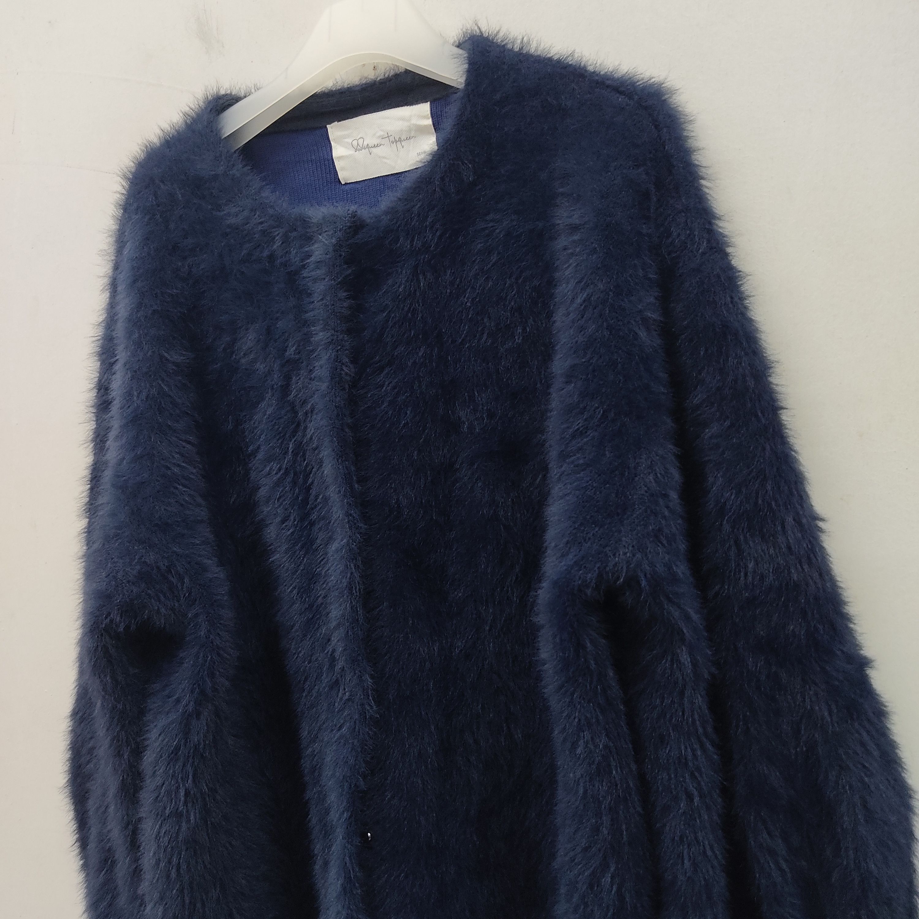 Other Dodo Queen Viscose Blue Cardigan Size L / US 10 / IT 46 - 7 Thumbnail
