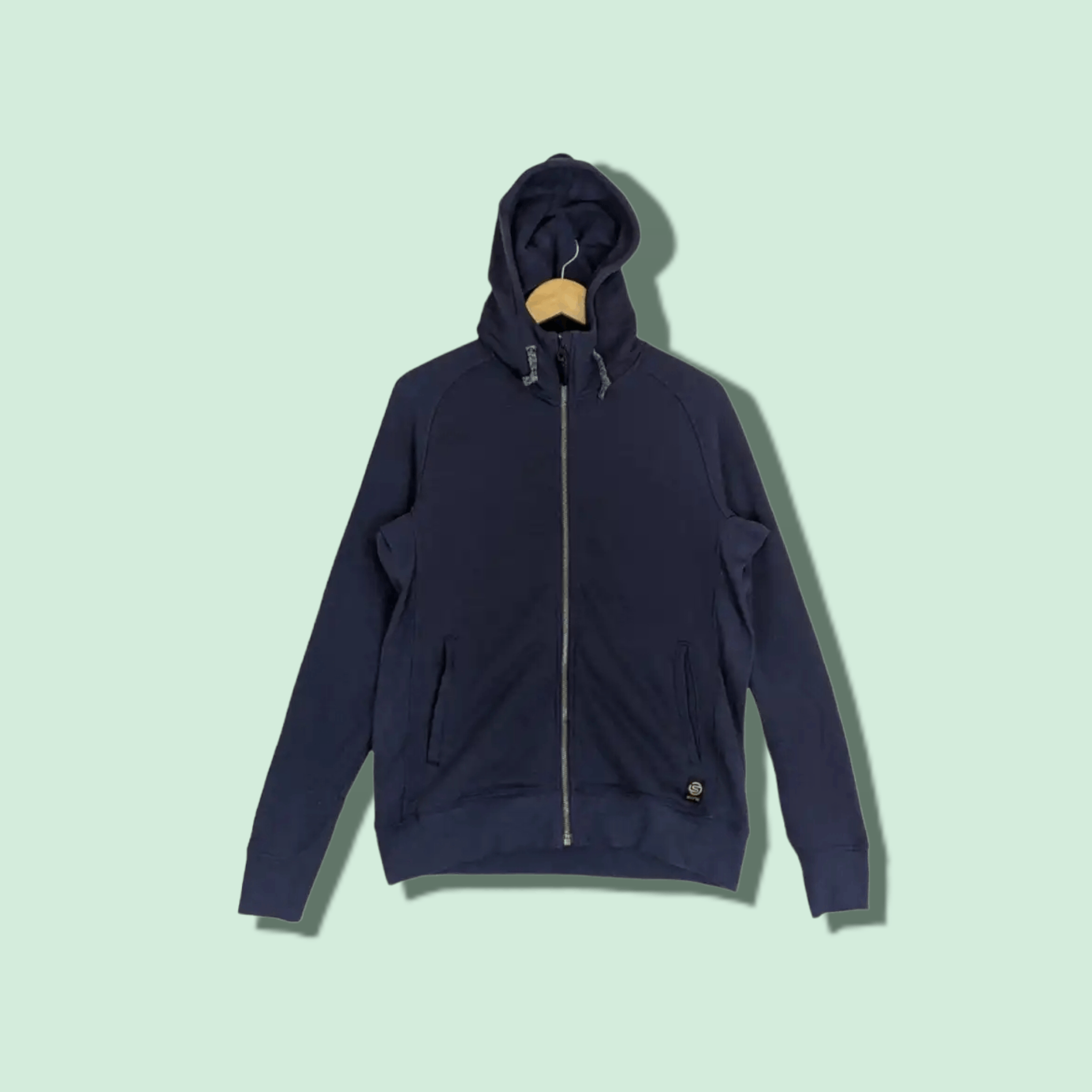 Japanese Brand SKINS Sportswear Plain Hoodie Size US M / EU 48-50 / 2 - 1 Thumbnail