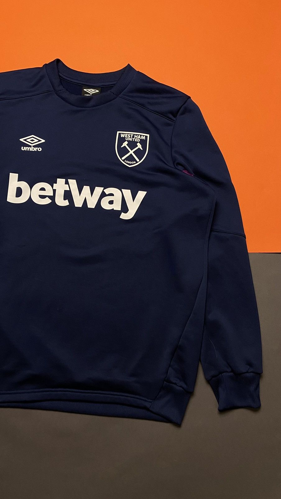 Umbro Wast Ham United FC Umbro sweatshirt Size US L / EU 52-54 / 3 - 2 Thumbnail