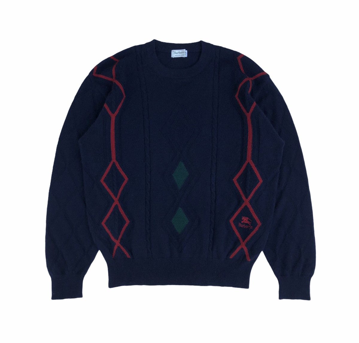 Burberry Burberrys Cashmere Embroidery Logo Knitwear Sweatshirt Size US L / EU 52-54 / 3 - 8 Thumbnail