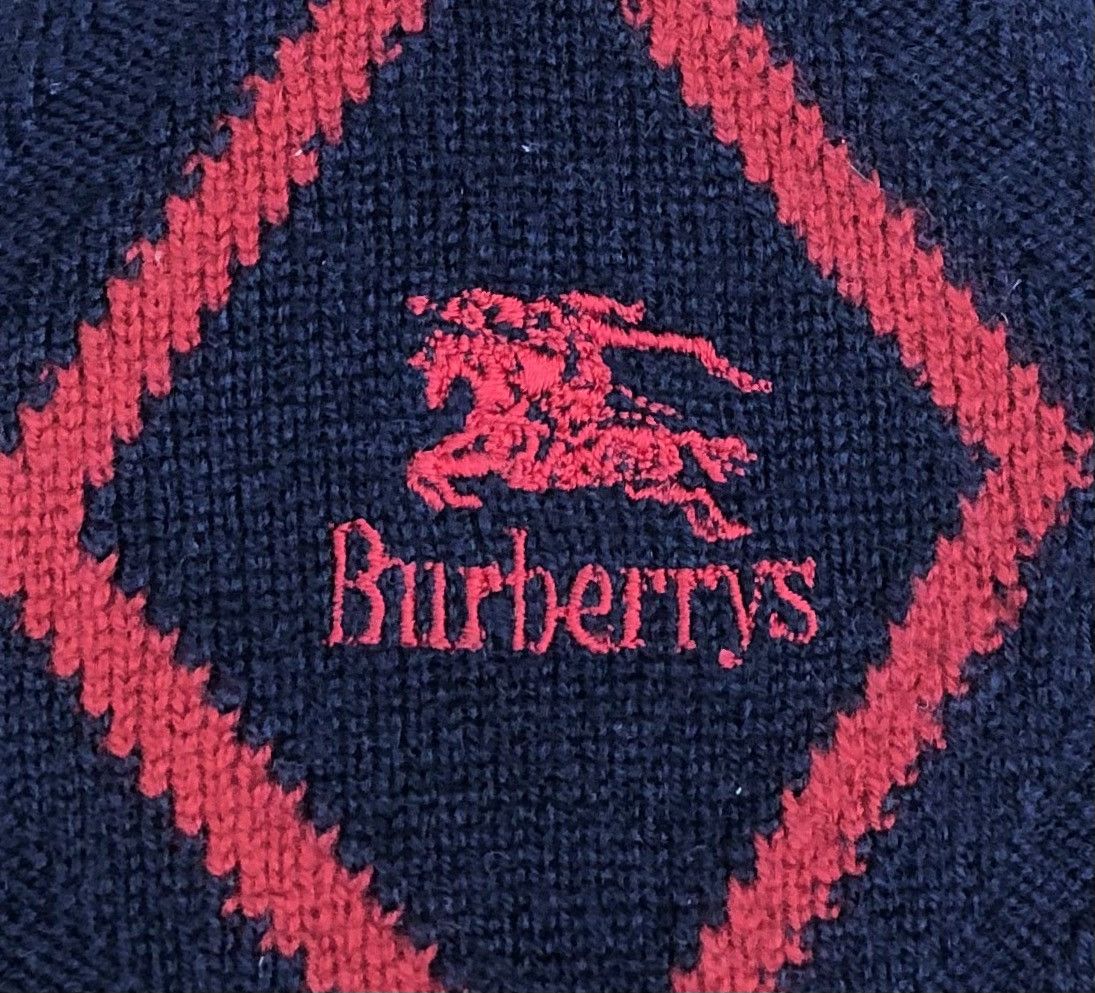 Burberry Burberrys Cashmere Embroidery Logo Knitwear Sweatshirt Size US L / EU 52-54 / 3 - 6 Thumbnail