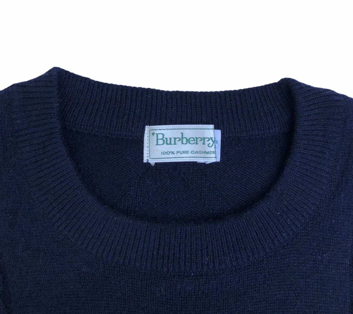 Burberry Burberrys Cashmere Embroidery Logo Knitwear Sweatshirt Size US L / EU 52-54 / 3 - 9 Thumbnail