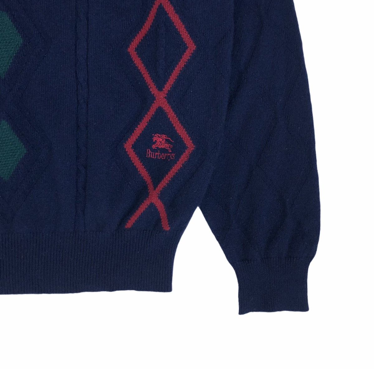Burberry Burberrys Cashmere Embroidery Logo Knitwear Sweatshirt Size US L / EU 52-54 / 3 - 5 Thumbnail