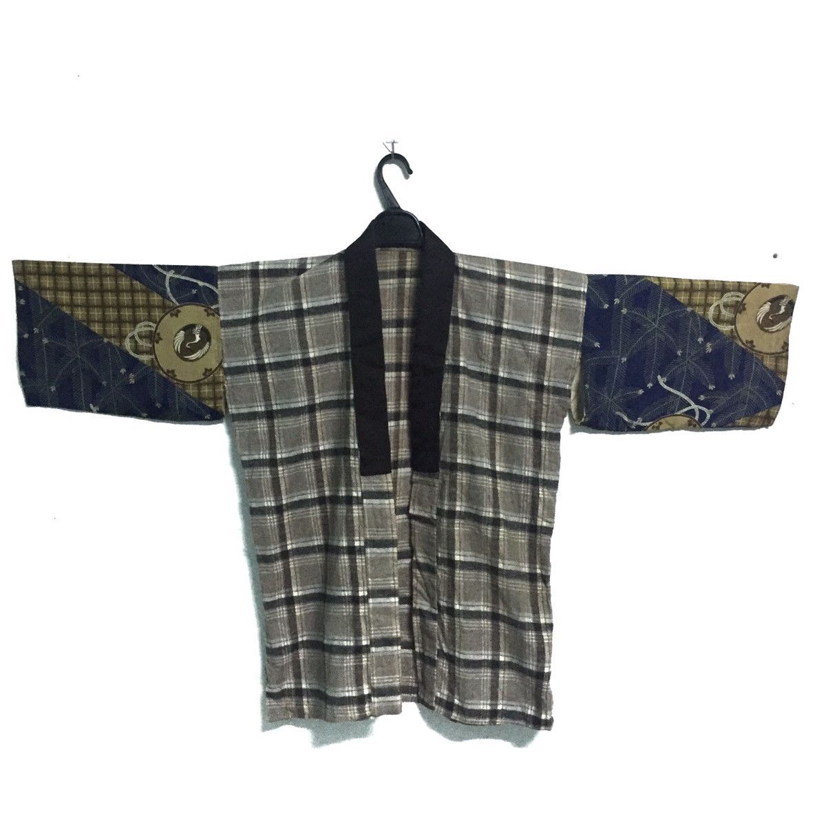 Japanese Brand Kimono Nova Check Patch Sleeve Inspired by Visvim Kapital Size US L / EU 52-54 / 3 - 1 Thumbnail