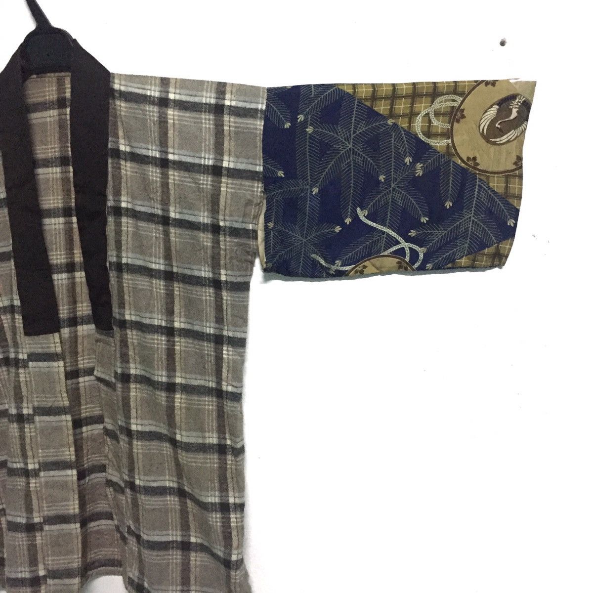 Japanese Brand Kimono Nova Check Patch Sleeve Inspired by Visvim Kapital Size US L / EU 52-54 / 3 - 3 Thumbnail