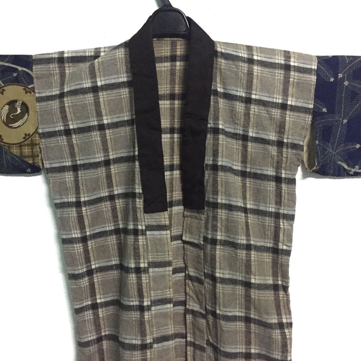 Japanese Brand Kimono Nova Check Patch Sleeve Inspired by Visvim Kapital Size US L / EU 52-54 / 3 - 4 Thumbnail