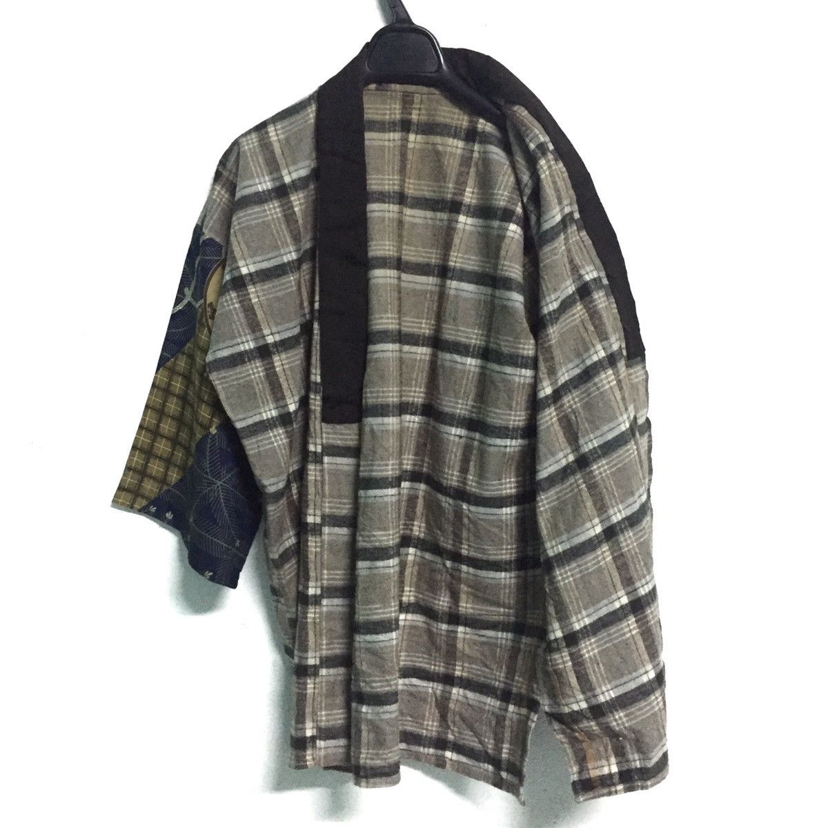 Japanese Brand Kimono Nova Check Patch Sleeve Inspired by Visvim Kapital Size US L / EU 52-54 / 3 - 8 Thumbnail
