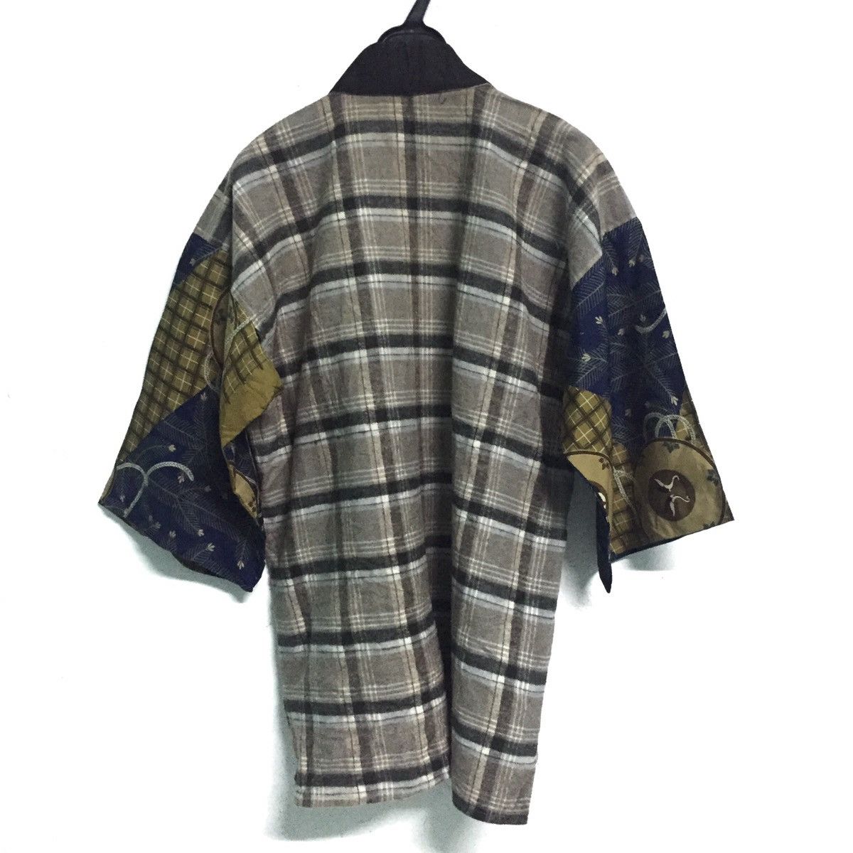 Japanese Brand Kimono Nova Check Patch Sleeve Inspired by Visvim Kapital Size US L / EU 52-54 / 3 - 9 Thumbnail