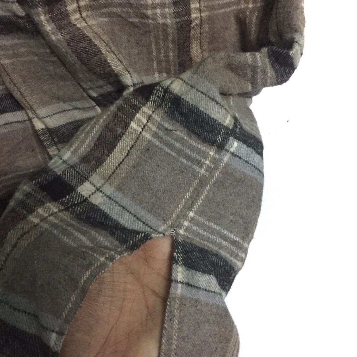 Japanese Brand Kimono Nova Check Patch Sleeve Inspired by Visvim Kapital Size US L / EU 52-54 / 3 - 11 Thumbnail