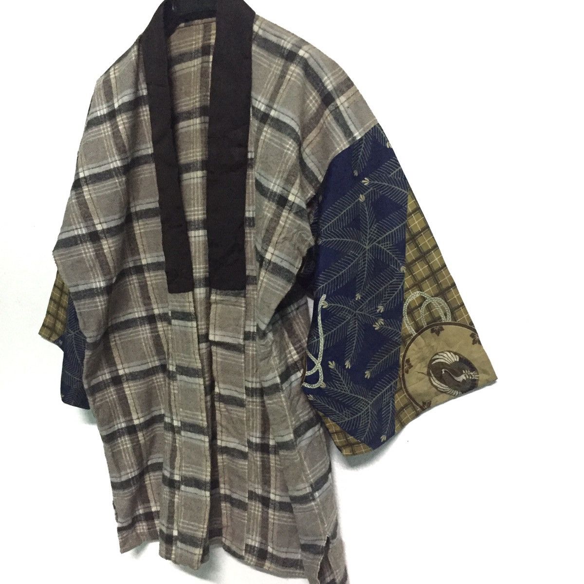 Japanese Brand Kimono Nova Check Patch Sleeve Inspired by Visvim Kapital Size US L / EU 52-54 / 3 - 6 Thumbnail