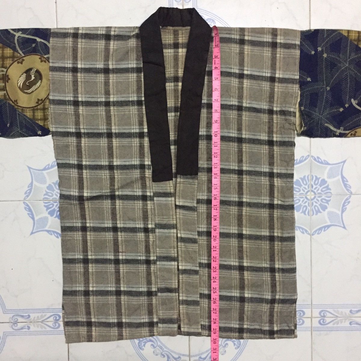 Japanese Brand Kimono Nova Check Patch Sleeve Inspired by Visvim Kapital Size US L / EU 52-54 / 3 - 18 Thumbnail
