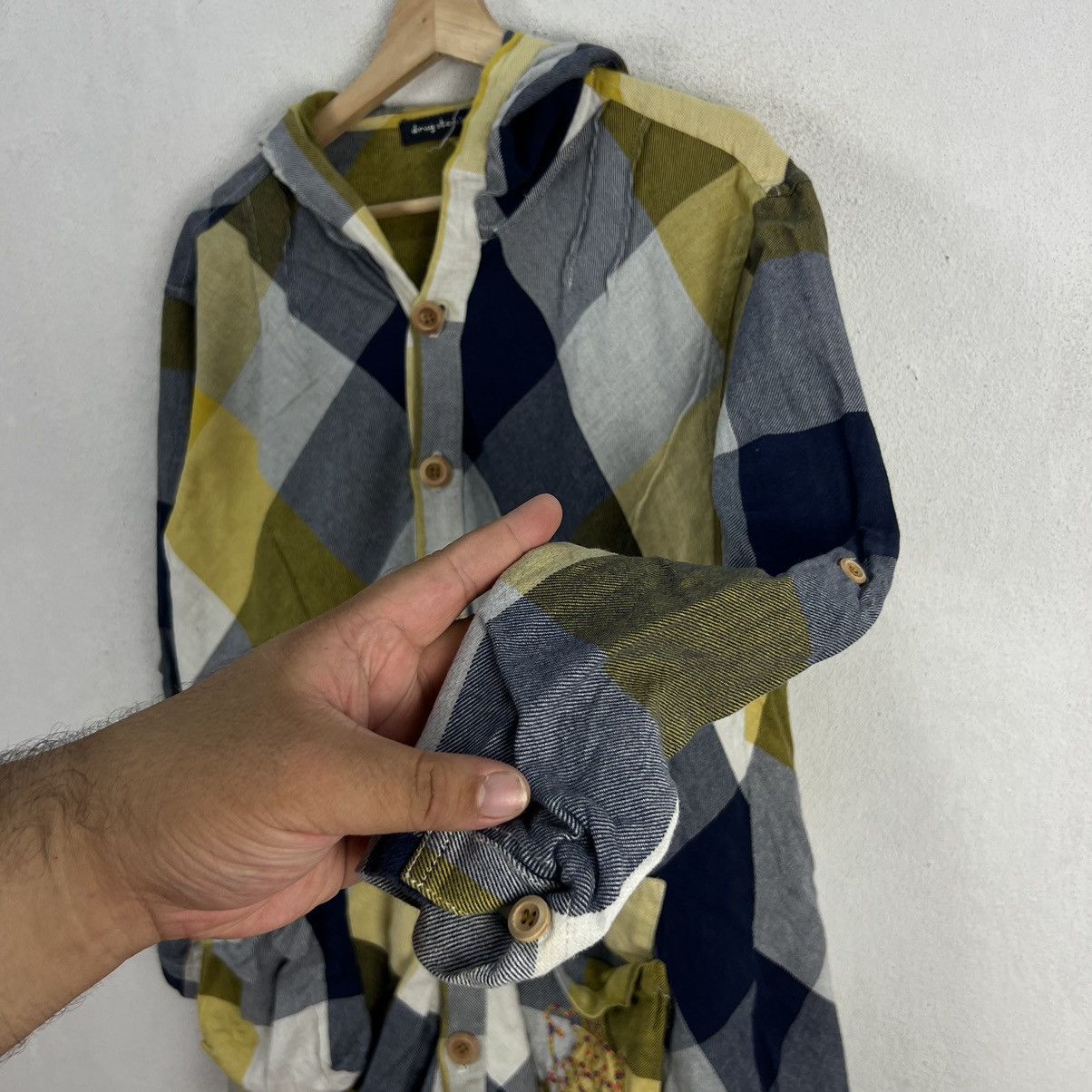 Japanese Brand RARE DRUG STORE TARTAN DESIGN JACKET JAPAN MADE Size US M / EU 48-50 / 2 - 6 Thumbnail