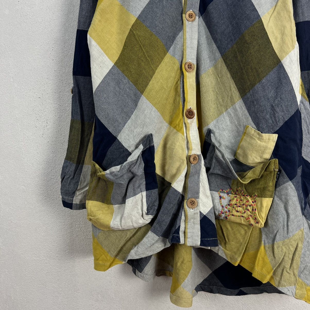 Japanese Brand RARE DRUG STORE TARTAN DESIGN JACKET JAPAN MADE Size US M / EU 48-50 / 2 - 4 Thumbnail