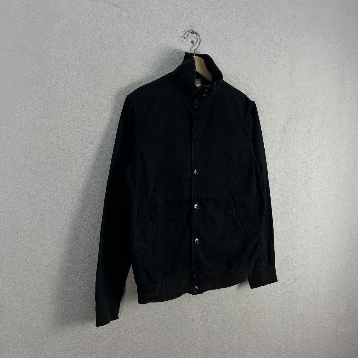 Japanese Brand VINTAGE HIKORY CHORE JACKET BLACK ULTIMATE JAPAN FABRIC Size US M / EU 48-50 / 2 - 2 Thumbnail
