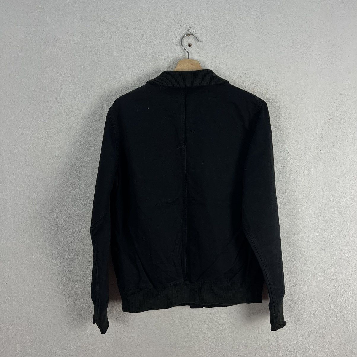 Japanese Brand VINTAGE HIKORY CHORE JACKET BLACK ULTIMATE JAPAN FABRIC Size US M / EU 48-50 / 2 - 8 Thumbnail